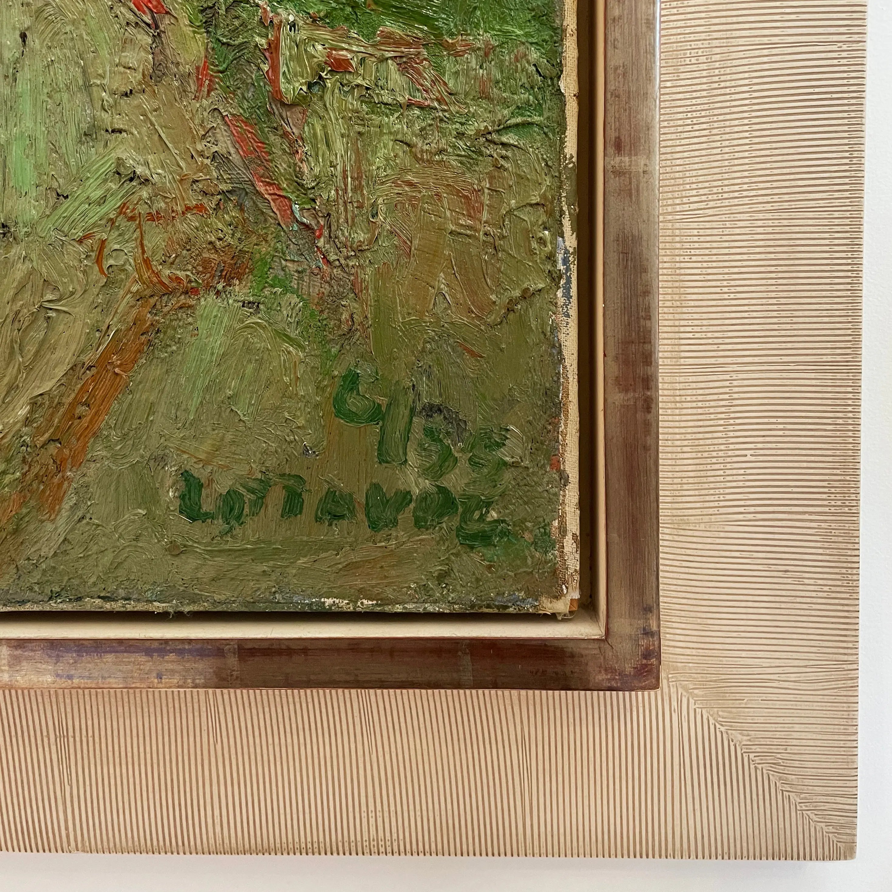 14680, André Cottavoz, M. Rosenhaft, Vert et Rose, 1955