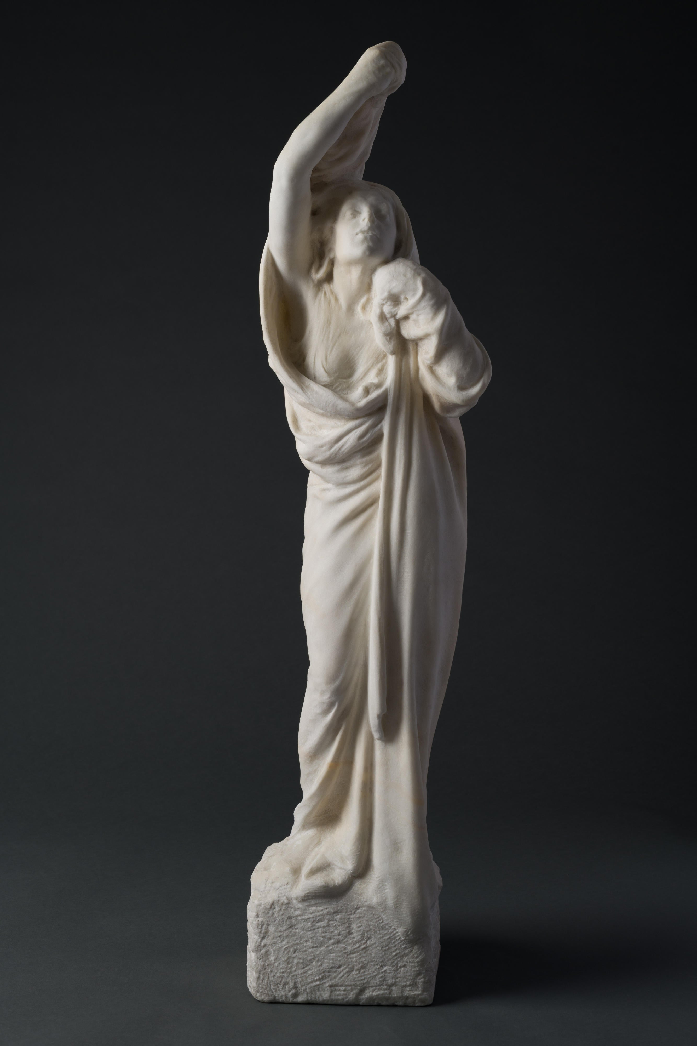 16662, Gutzon Borglum, Draped Woman, 1902-1915