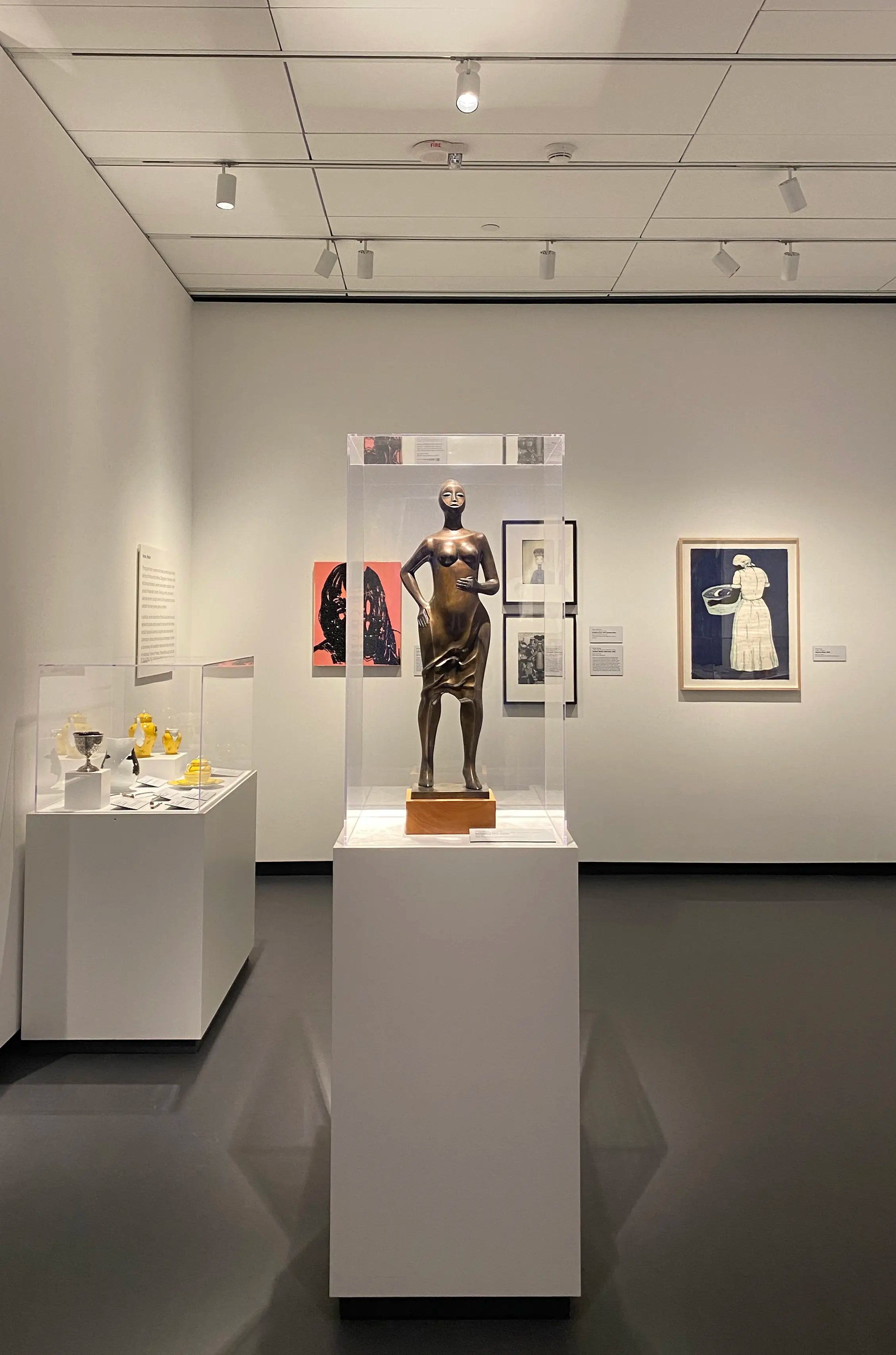 14071, Elizabeth Catlett, Stepping Out, 1987; cast 2000