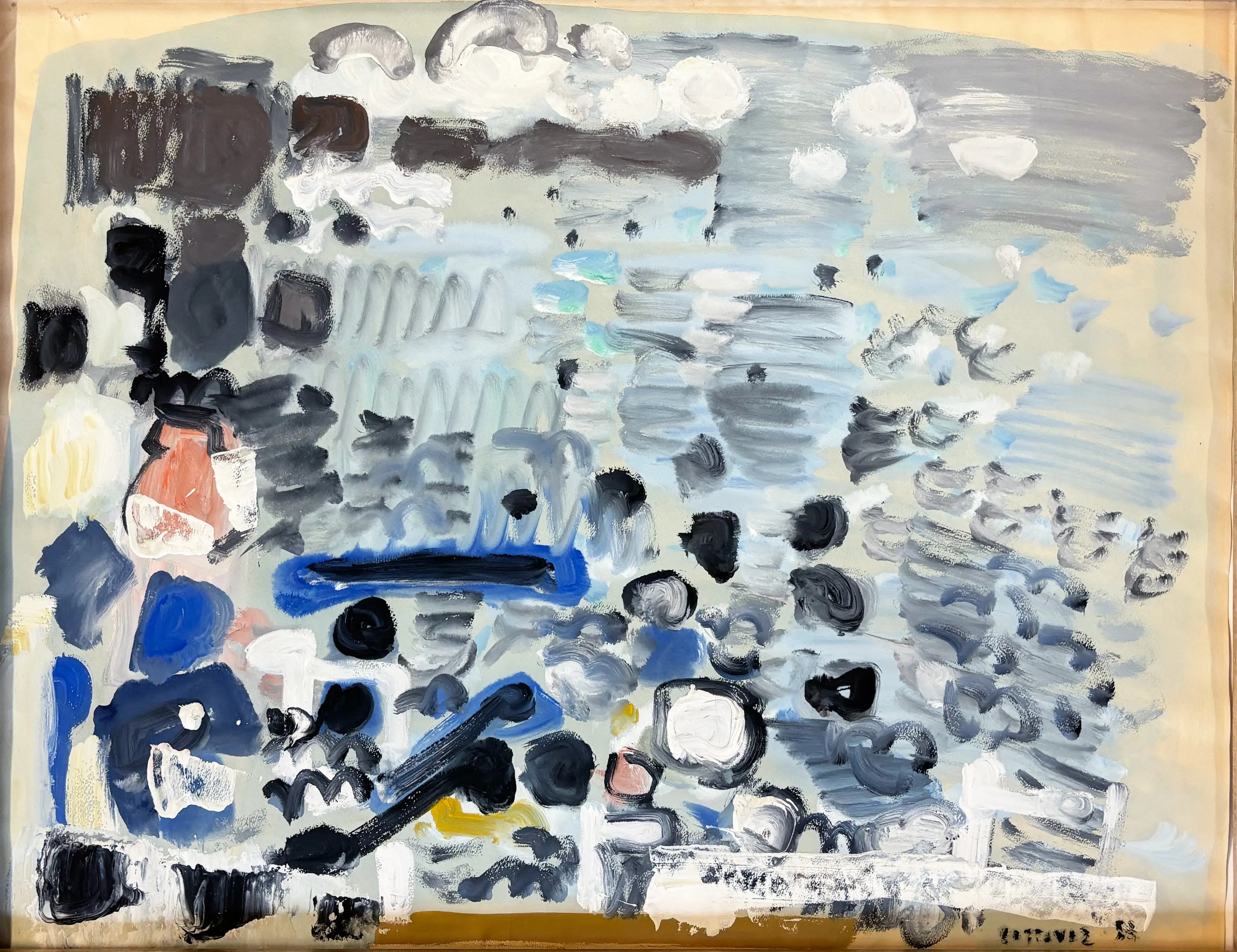 15406, André Cottavoz, Seaside, 1953
