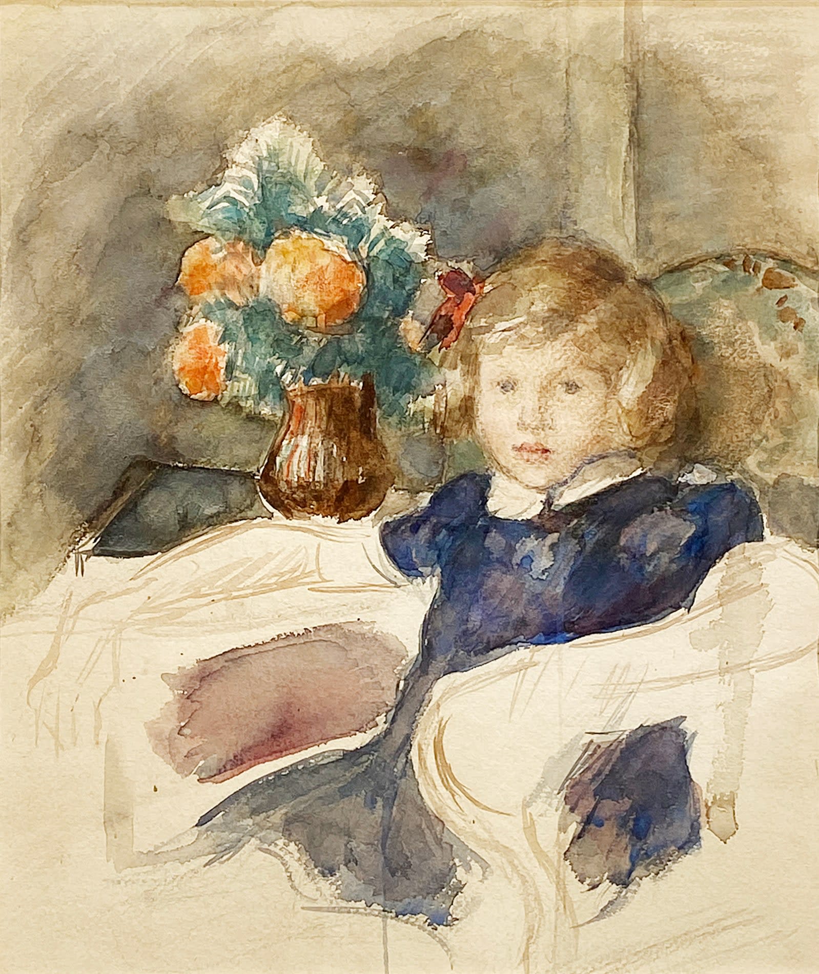 15541, Simka Simkhovitch, Sonya in Blue, circa 1936