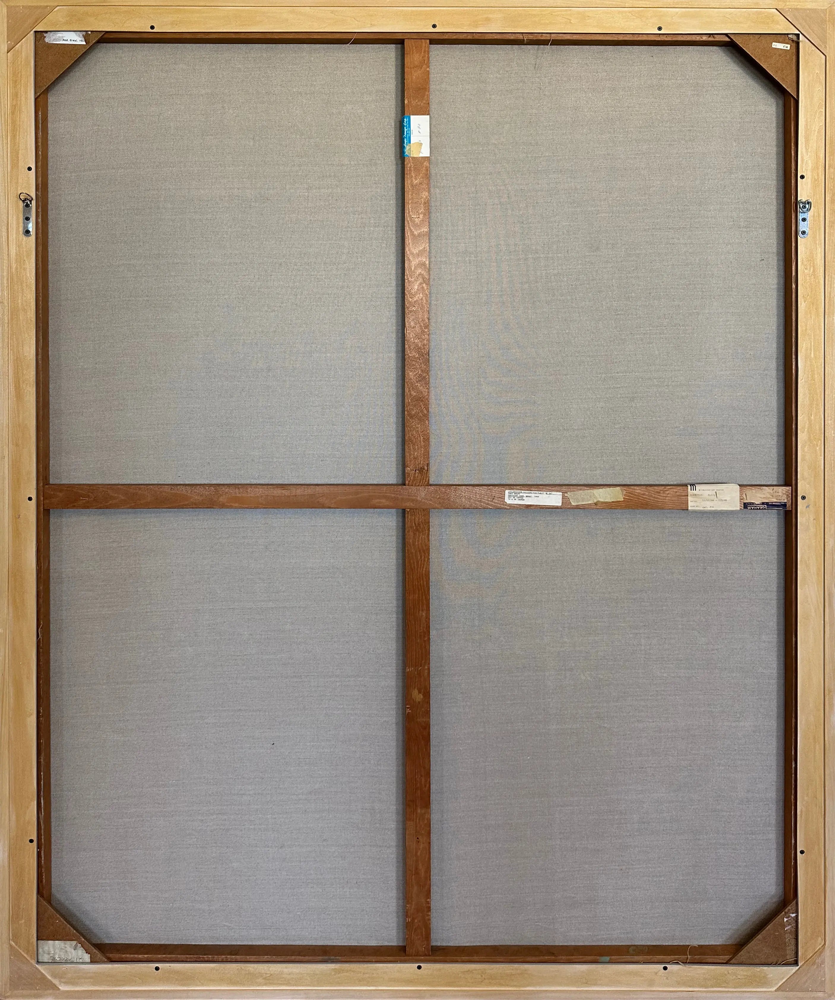 17121, Carl Holty, Red, Gray, 1966
