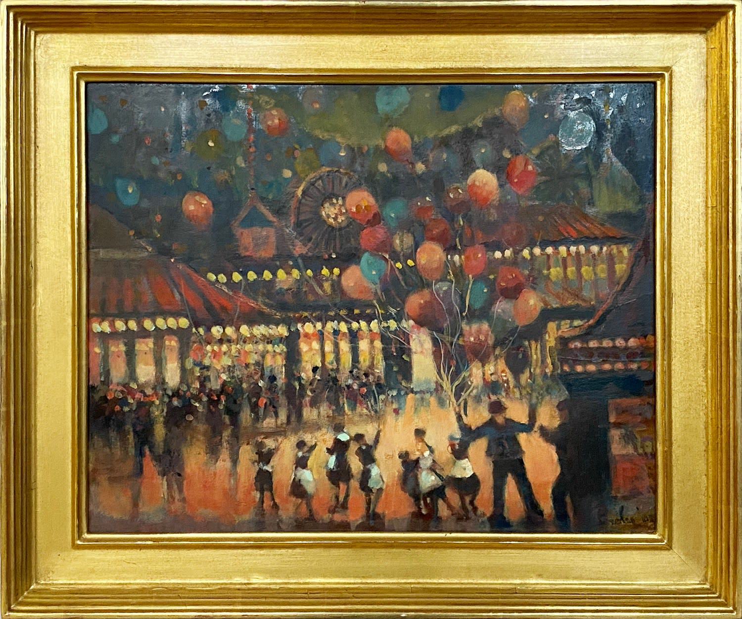16714, Donald R. Purdy, Evening at the Carnival, 2002