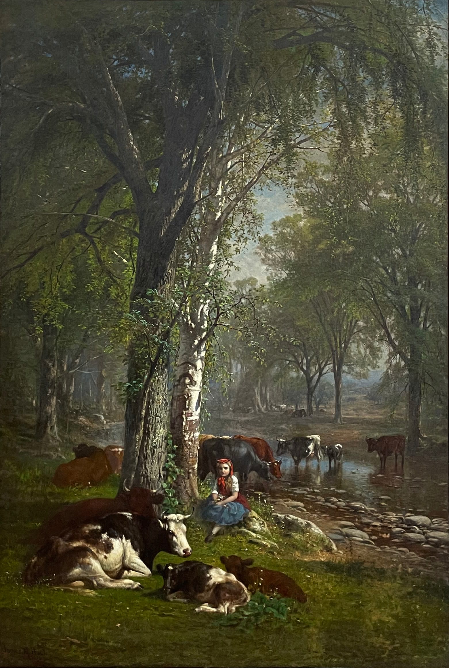 15711, James McDougal Hart, Among Friends, 1876