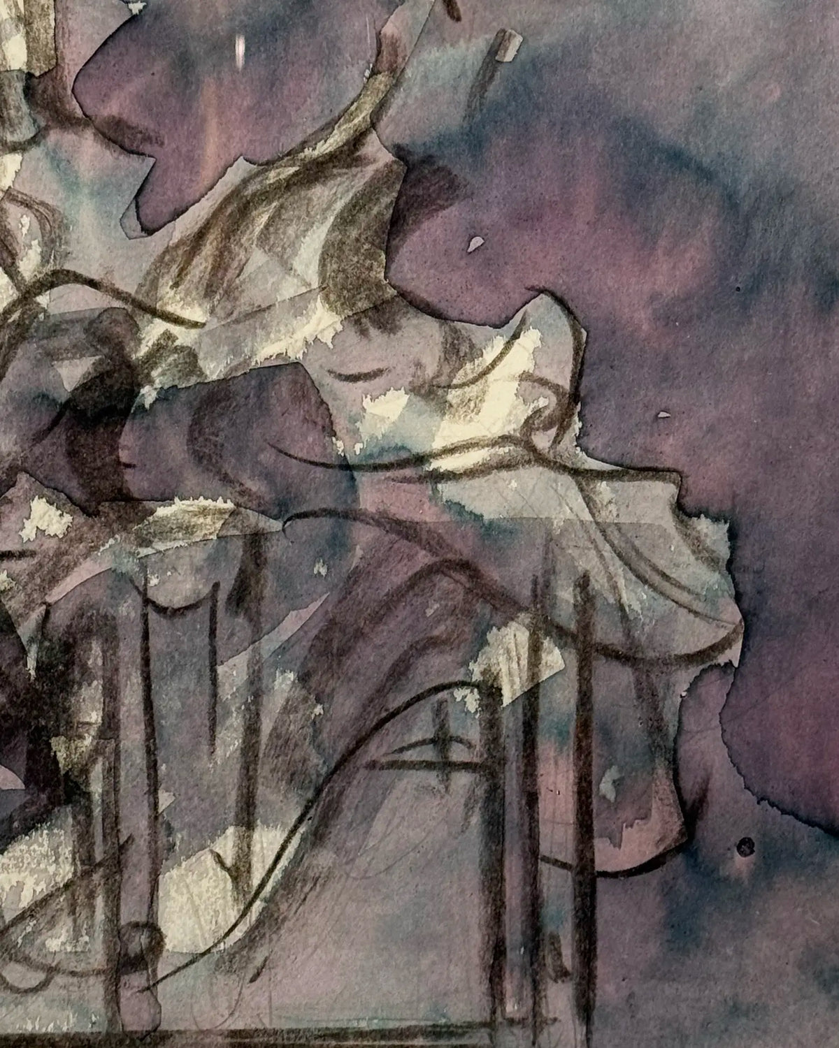 16805, Carl Holty, Study of a Biblical Moment  #373, c. 1951