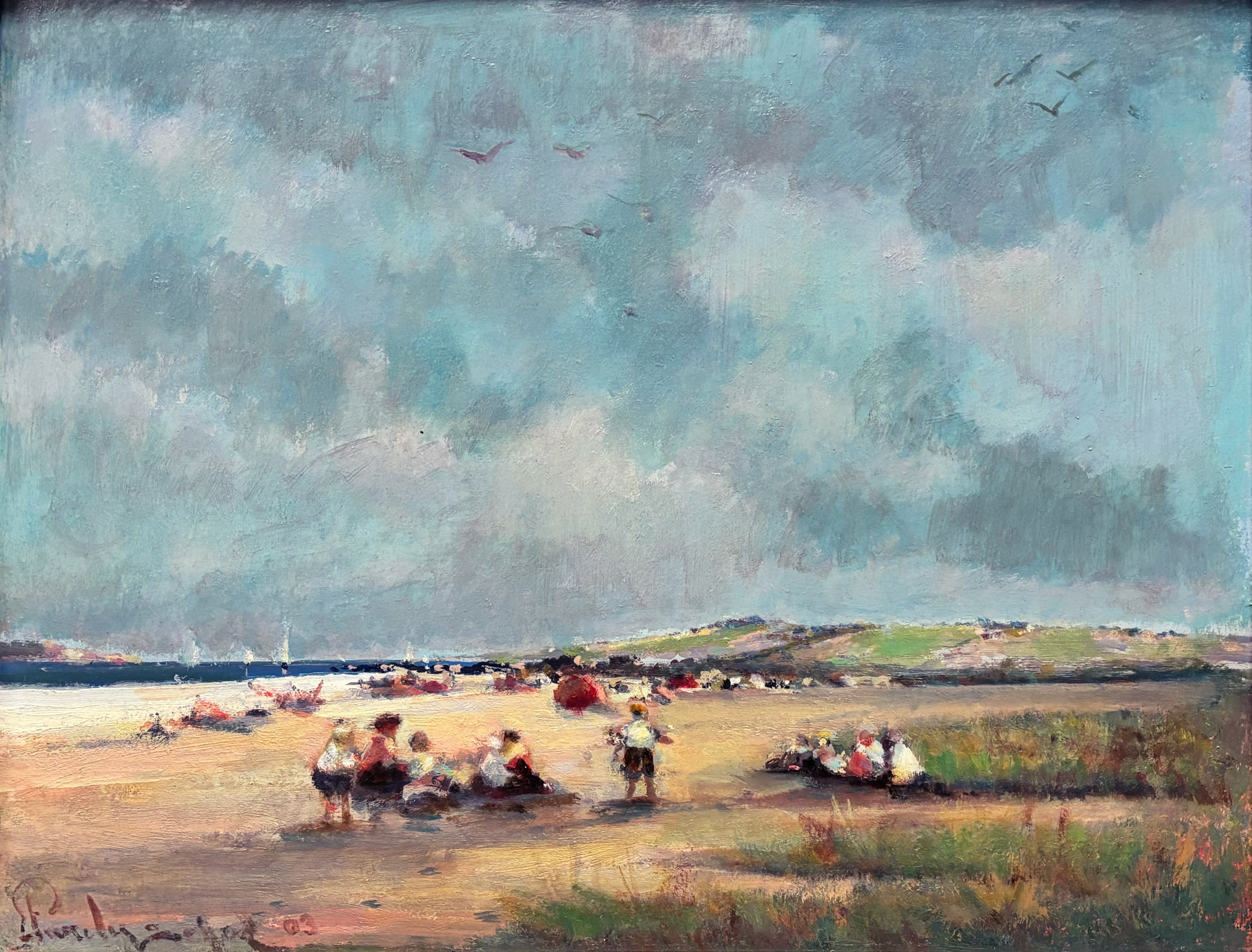 15408, Donald R. Purdy, Heavy Skies at the Beach, 2003