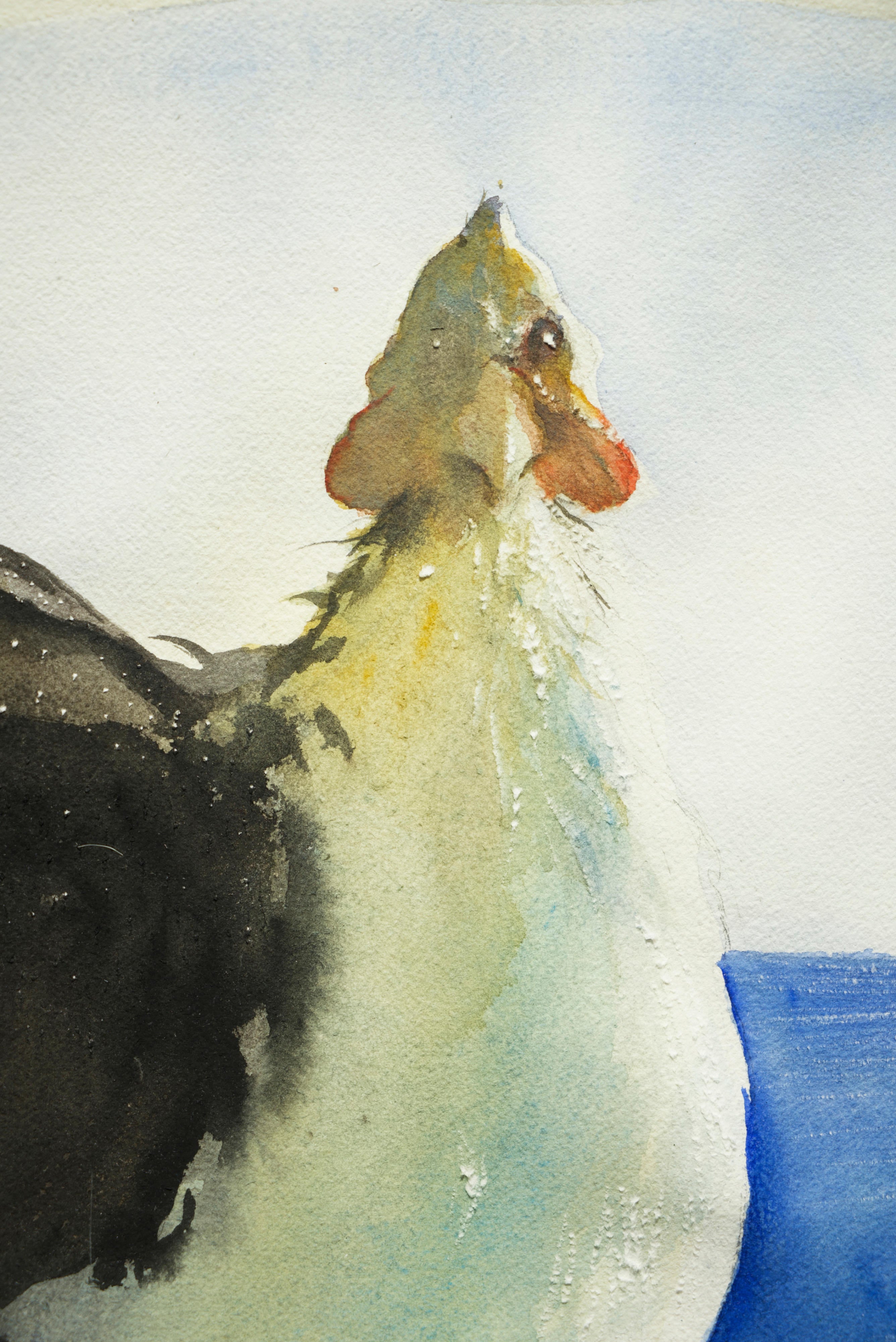 18725, Julio Larraz, Guinea Hen, 1977