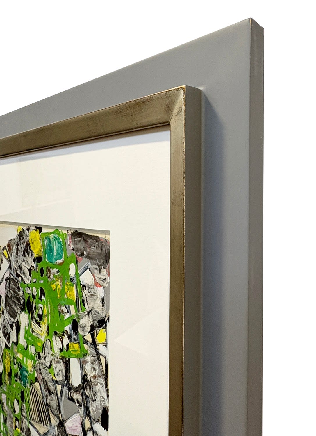 14762, Natalia Dumitresco, Yellow and Green Composition, circa 1950's