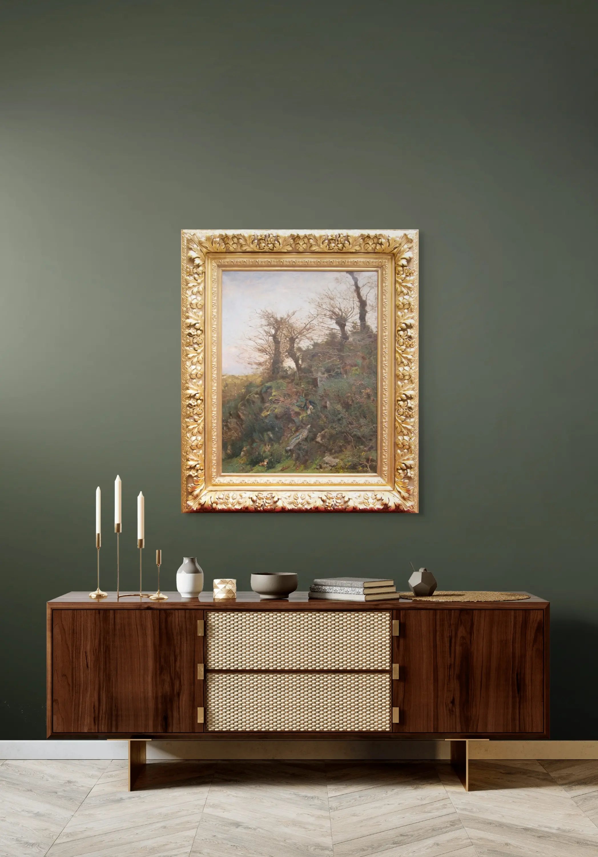 14904, William Lamb Picknell, Hunting, Pont-Aven, 1877