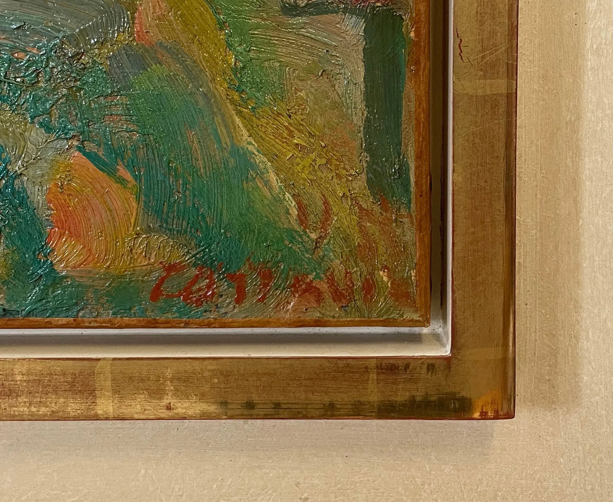 14679, André Cottavoz, Portrait Jaune, 1955