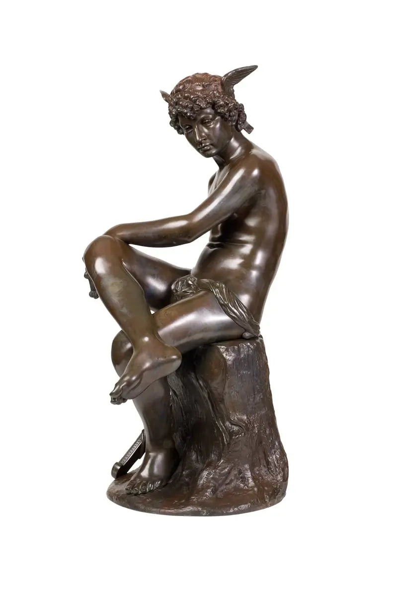 14497, Marius Pierre Montagne, Seated Mercury, cast 1867