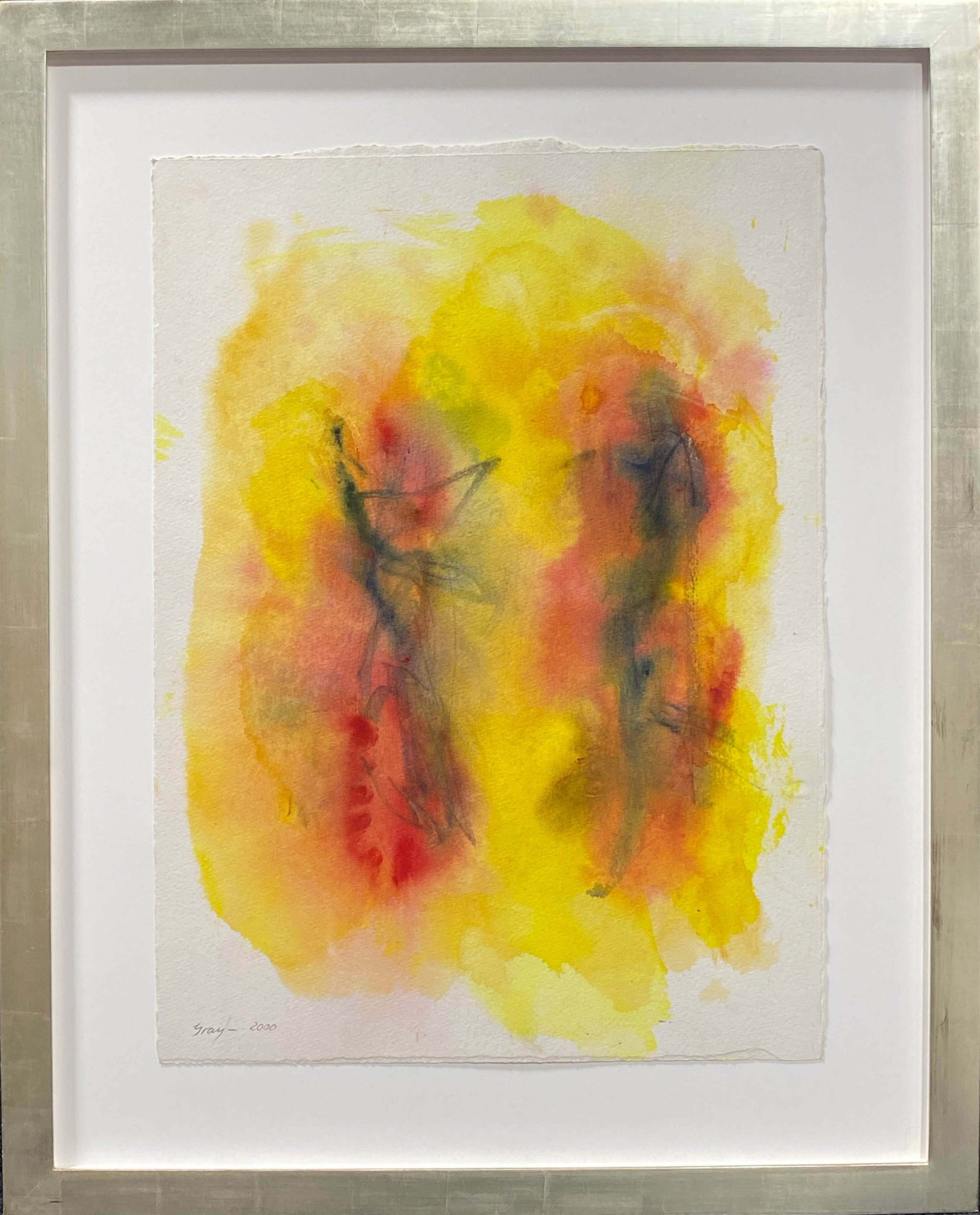 15823, Cleve Gray, Untitled #129, 2000