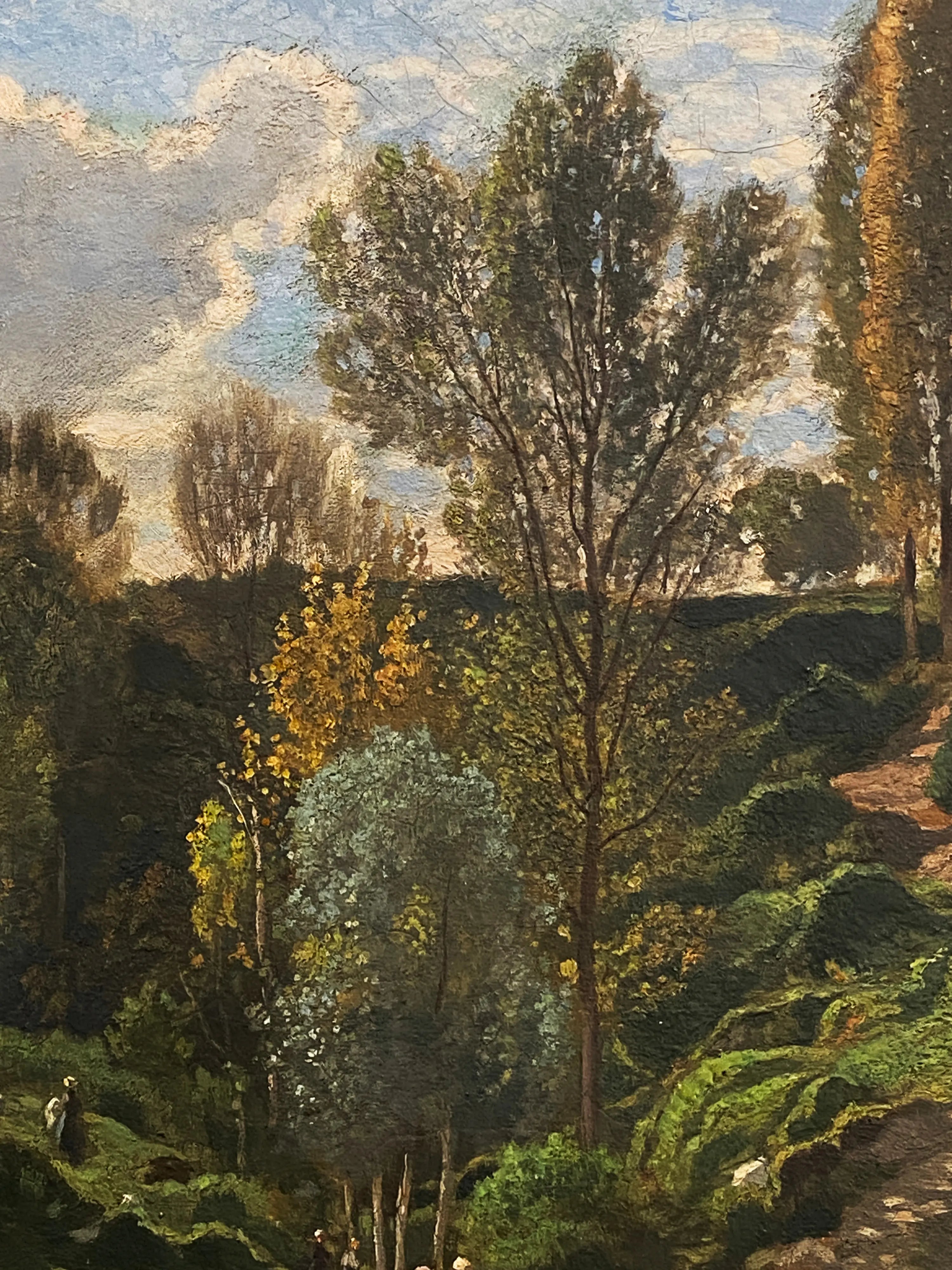 14815, Louis Herisson, Barbizon Landscape, circa 1850's