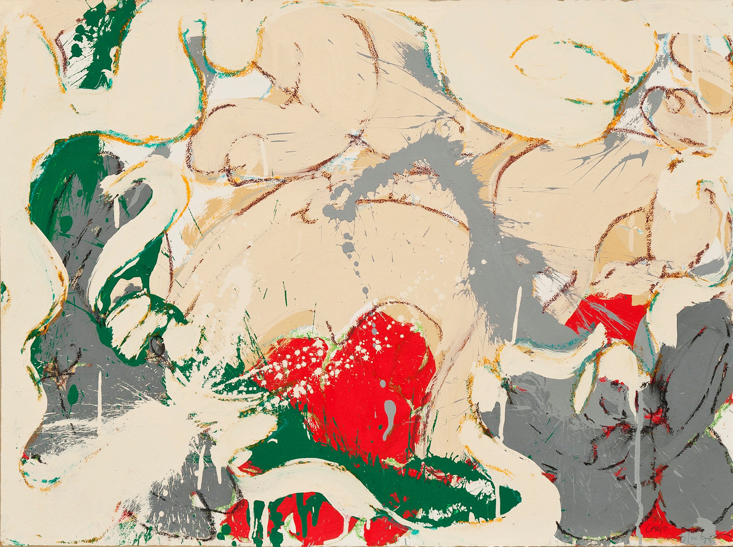 14623, Norman Bluhm, Composition, 1975