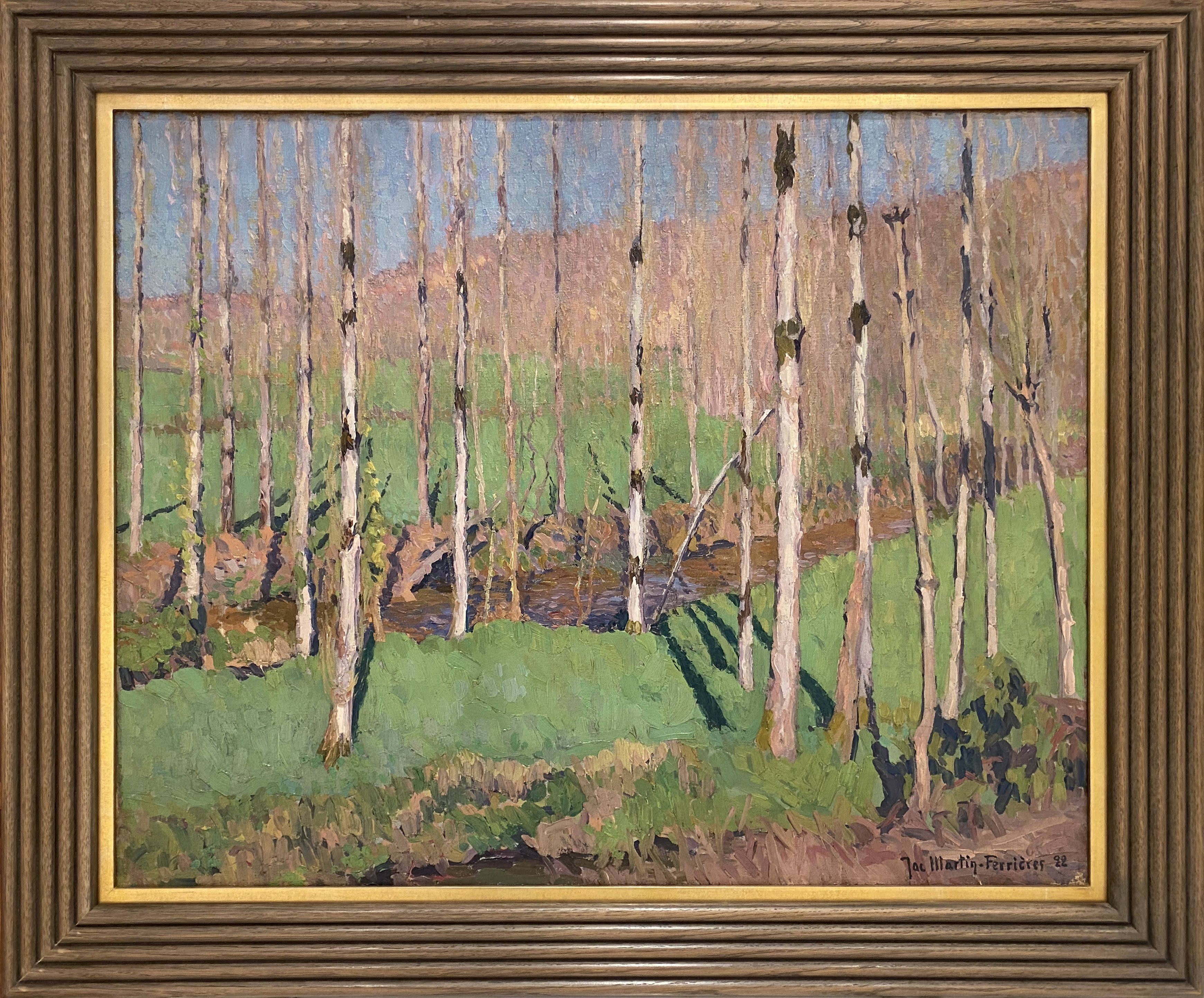 16343, Jacques Martin-Ferrières, Saint-Cirq Lapopie, Undergrowth in the Brook, 1922