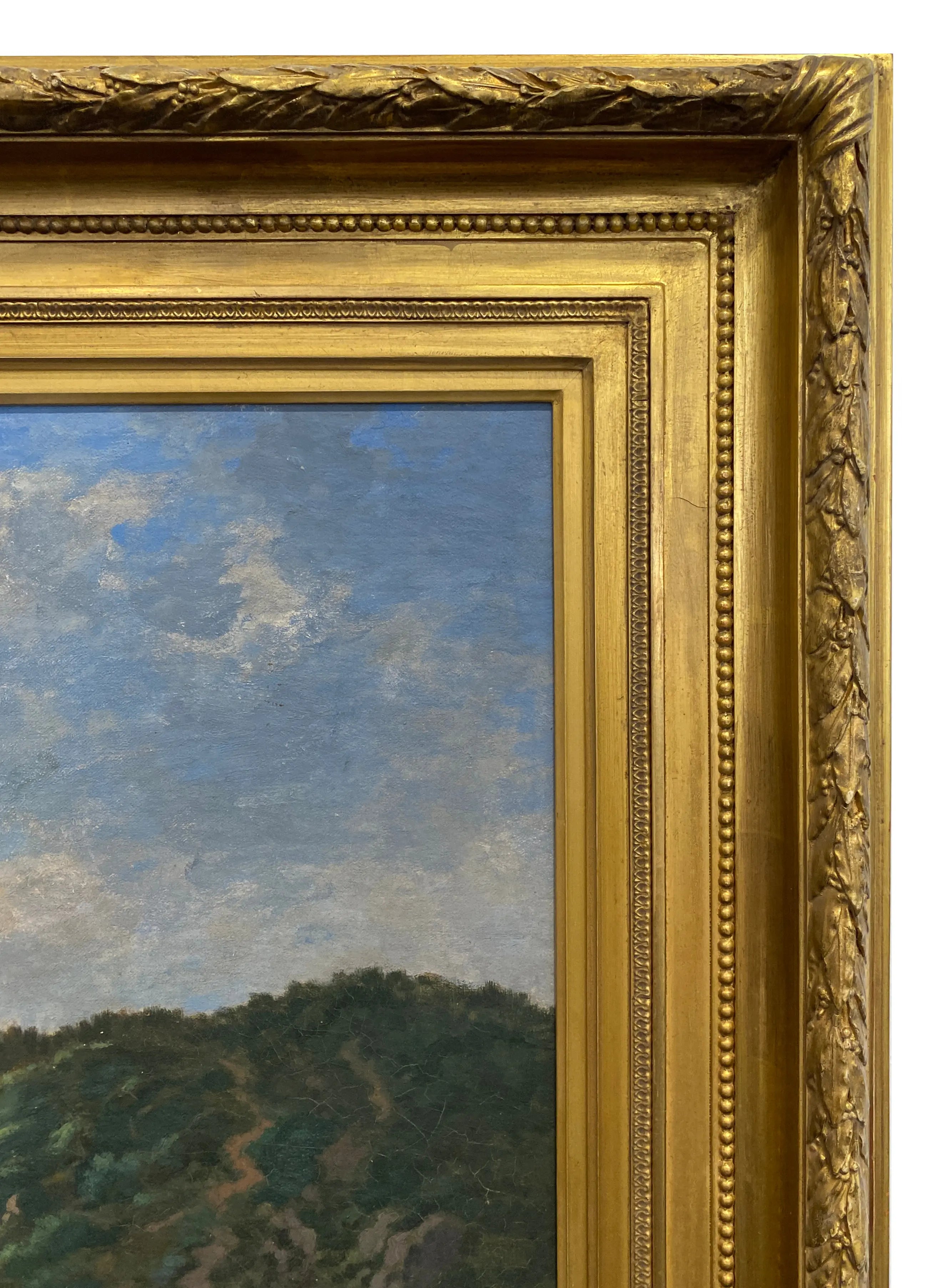 14815, Louis Herisson, Barbizon Landscape, circa 1850's
