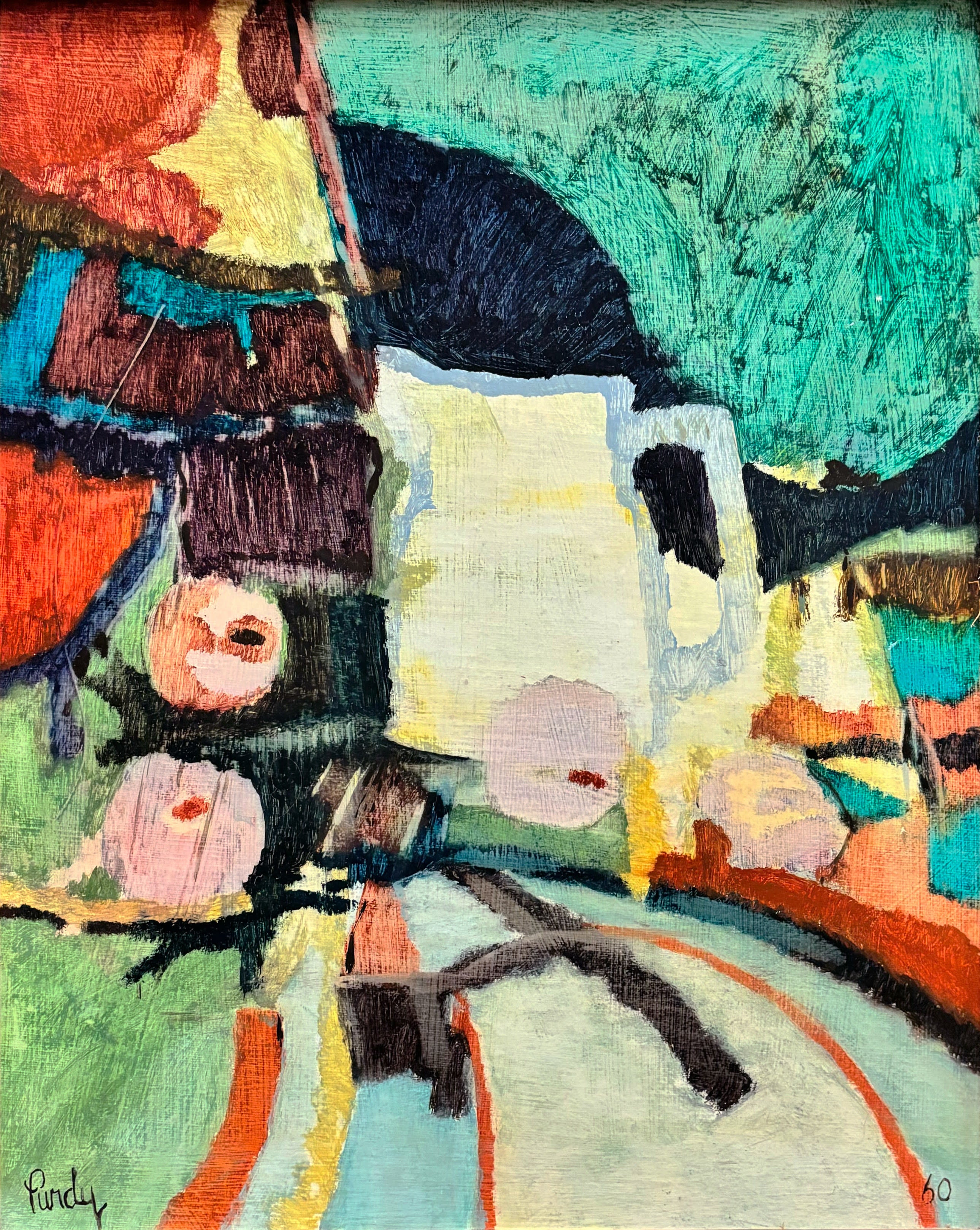 16158, Donald R. Purdy, Still Life Abstraction