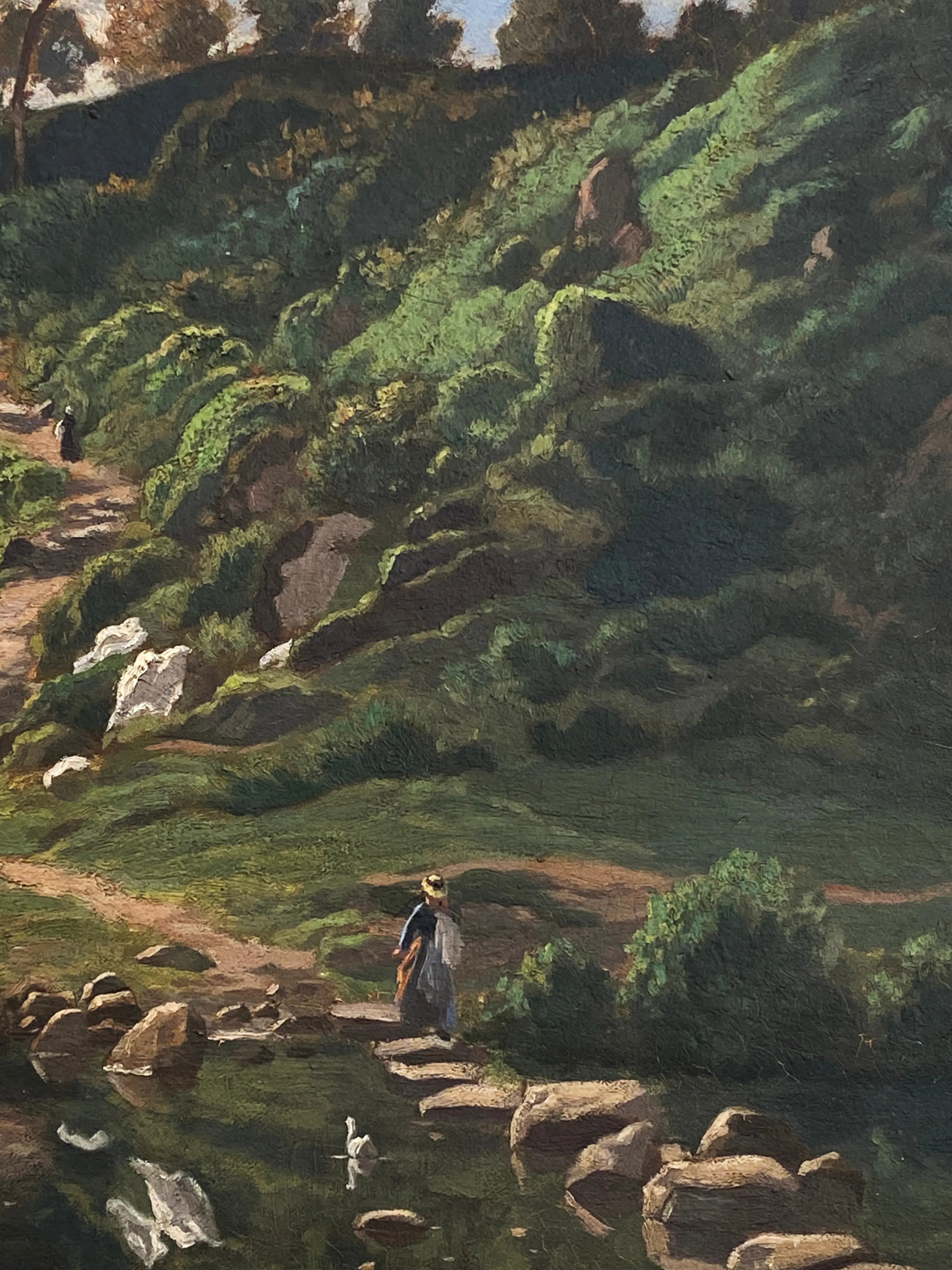 14815, Louis Herisson, Barbizon Landscape, circa 1850's