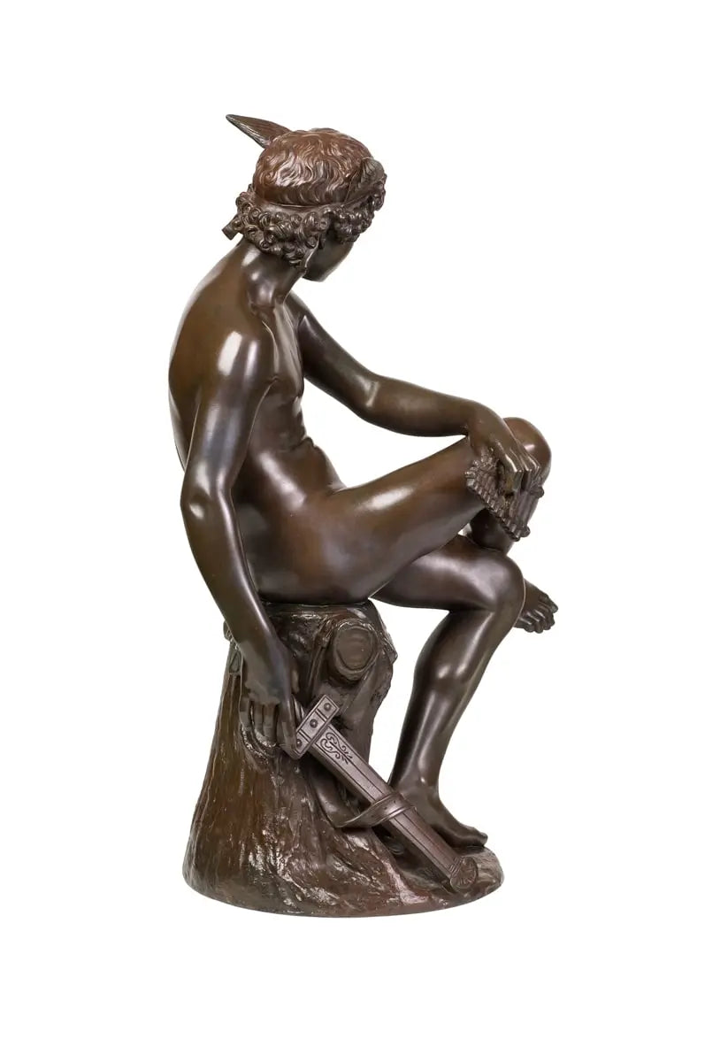 14497, Marius Pierre Montagne, Seated Mercury, cast 1867