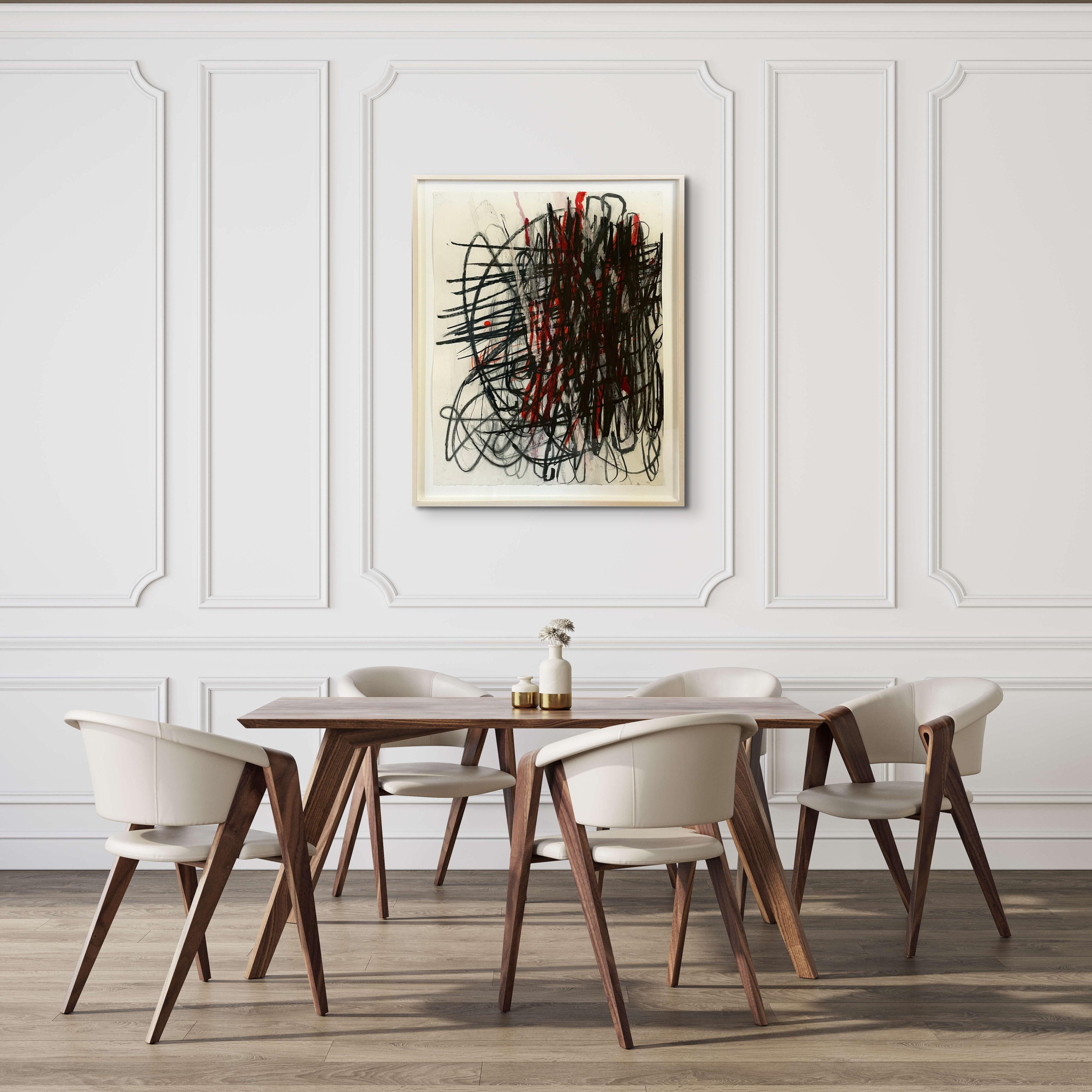 18074, Mary Mcdonnell, Untitled (Red/Black2), 2012