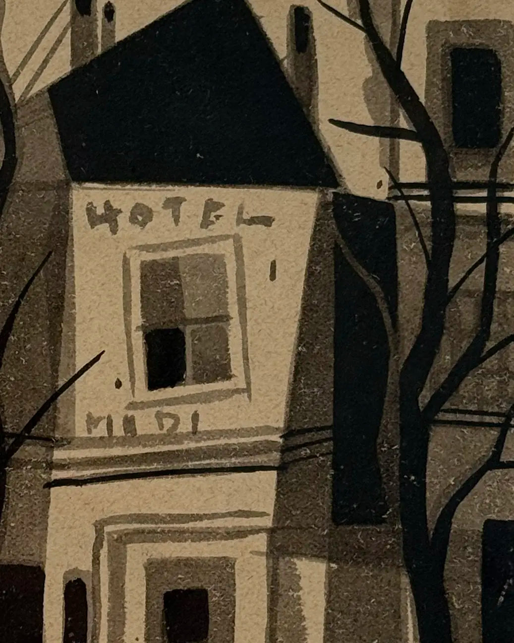 16900, Carl Holty, Paris, Hotel, 1930