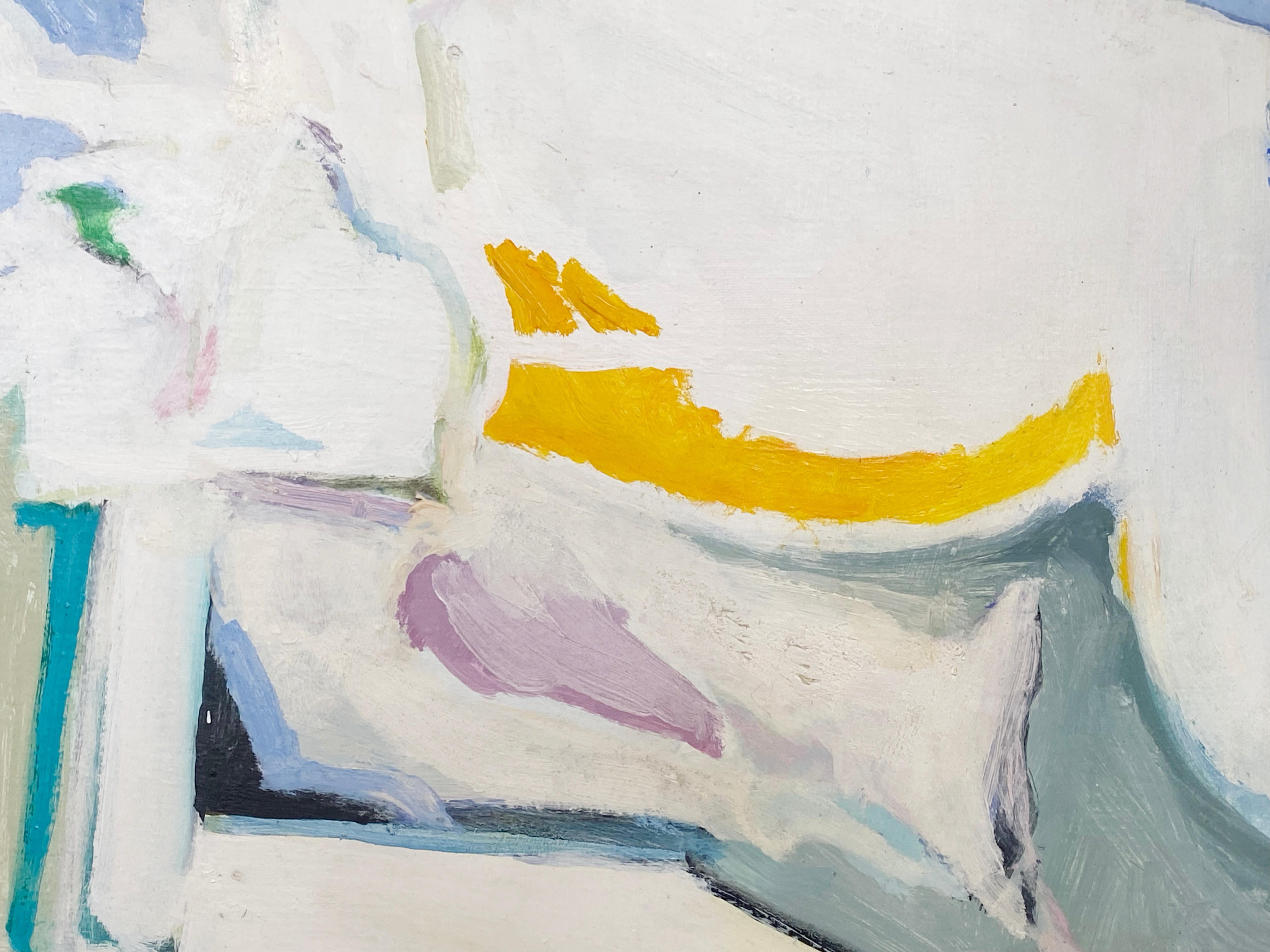 17180, Jane Piper, Still Life, Yellow & White, 1970