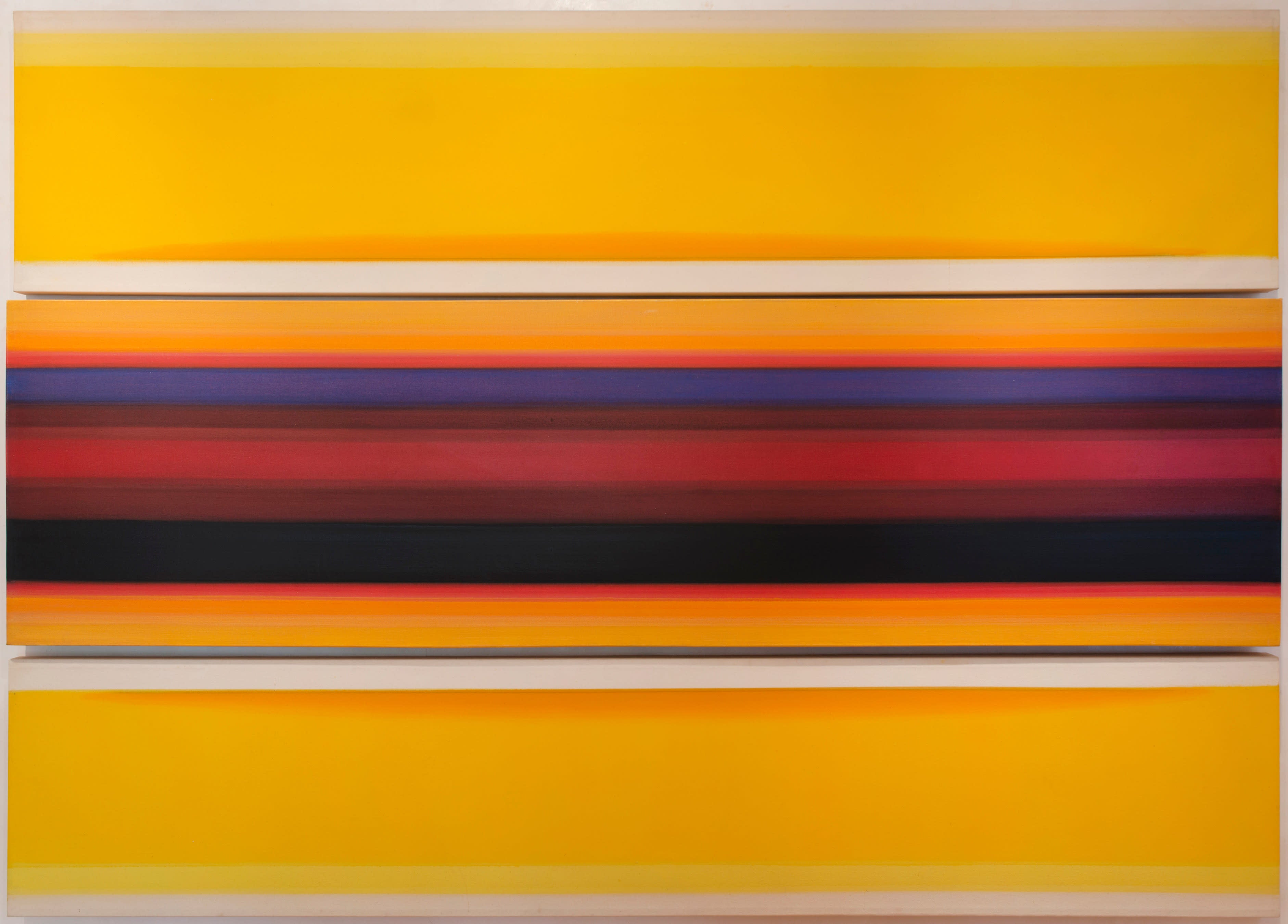 16927, Lawrence Calcagno, Sunbands V, 1969