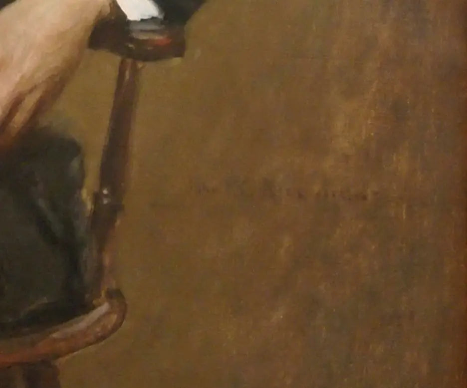 14597, John White Alexander, Portrait of Mercer Beasley, Circa 1880