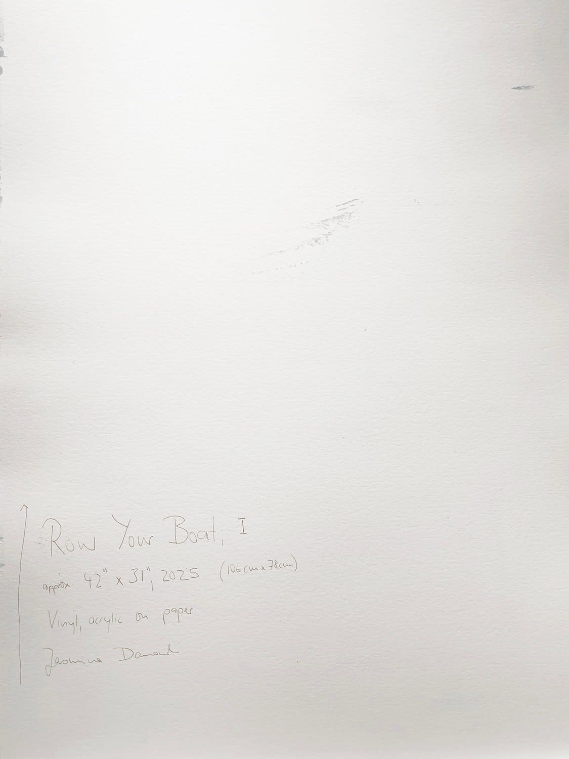 18708, Jasmina Danowski, Row Your Boat, I, 2025