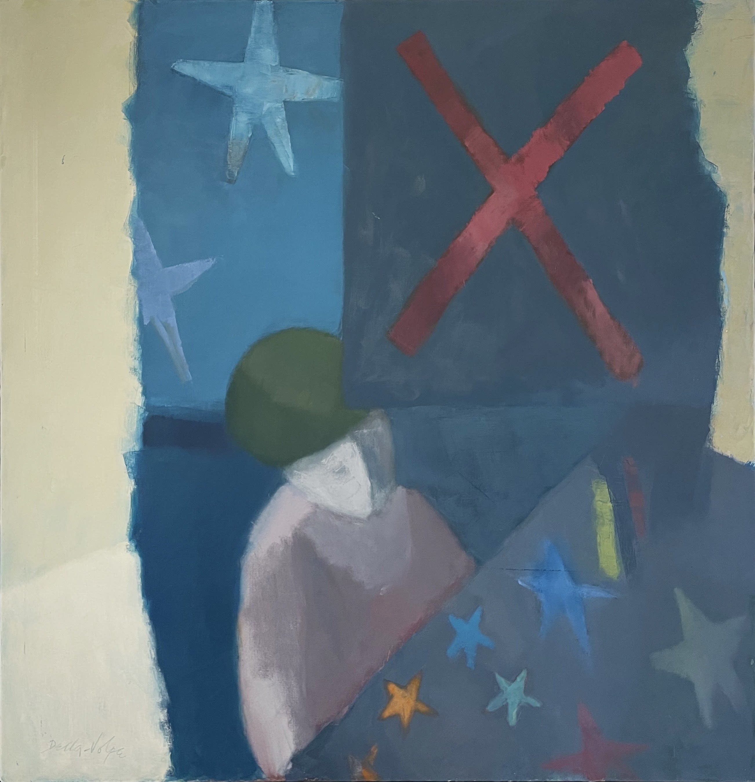 15916, Ralph Della-Volpe, Woman with Flag, 1962