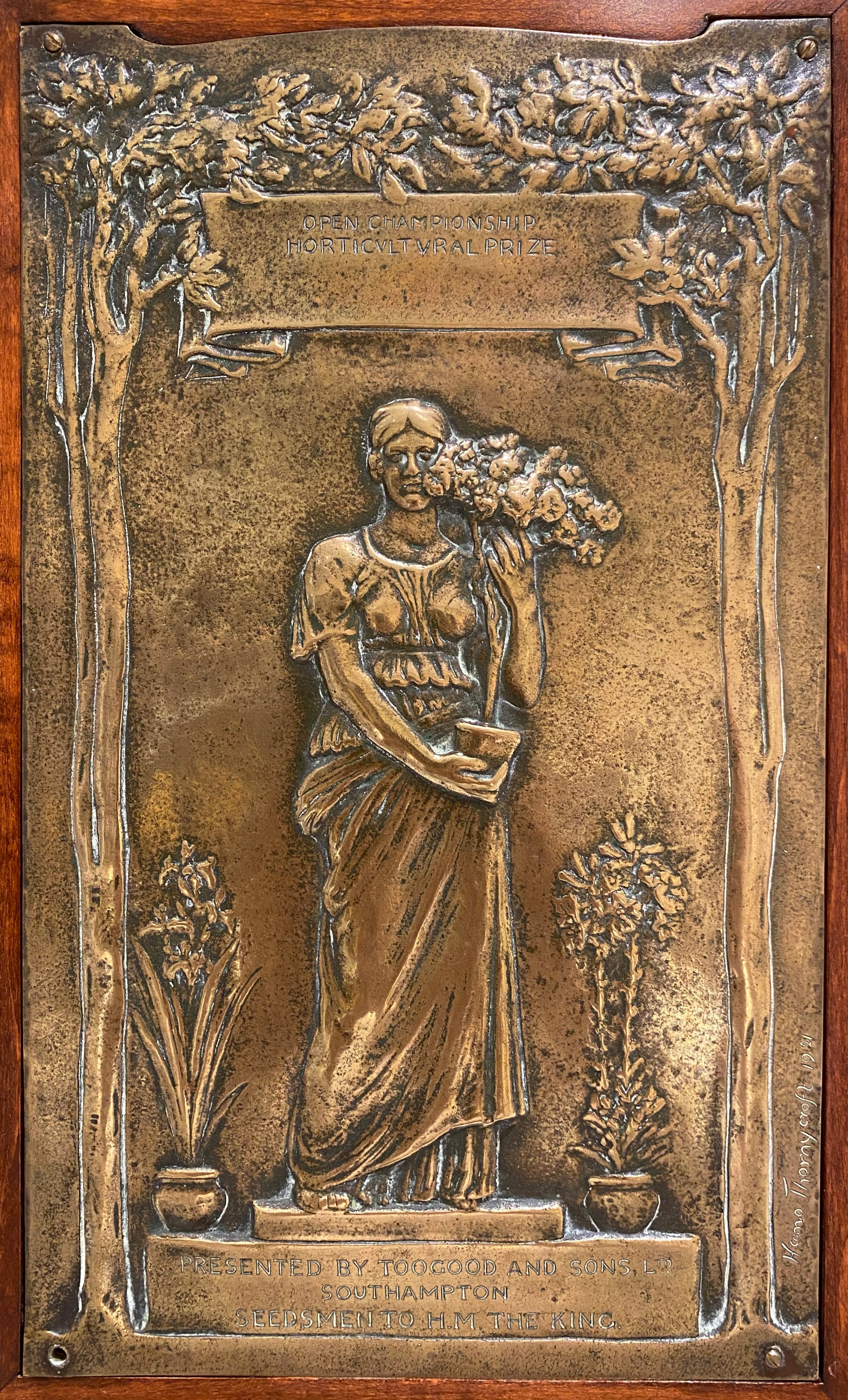 14509, Sir William H. Thornycroft, Open Championship Horticulture Prize, c. 1921