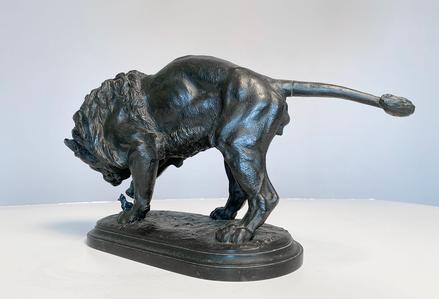16568, Isidore Jules Bonheur, Lion & Mouse, circa 1870