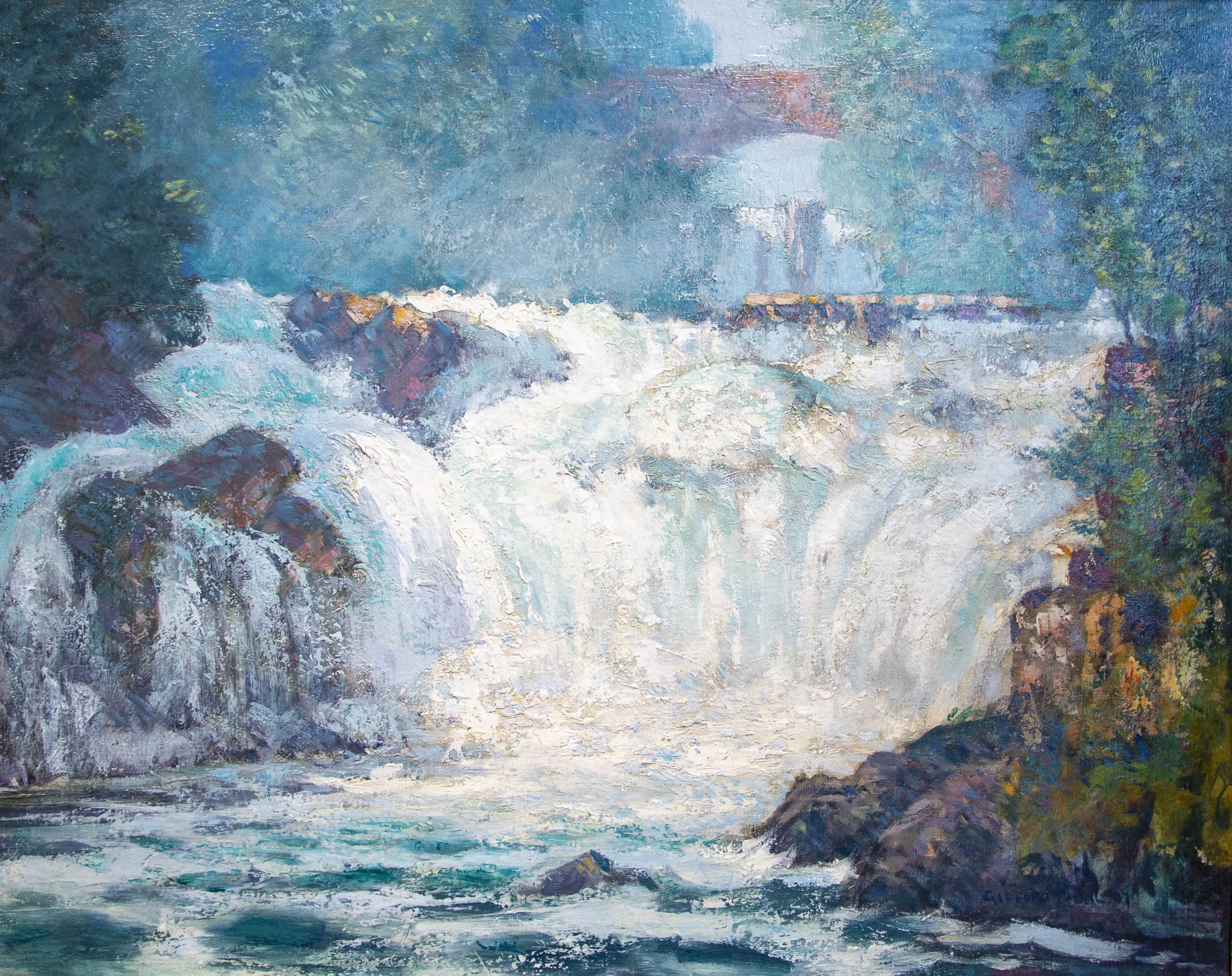 16396, Gifford Beal, Waterfall, 1909