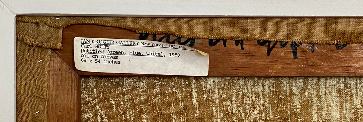 17120, Carl Holty, Blue and Green, 1959