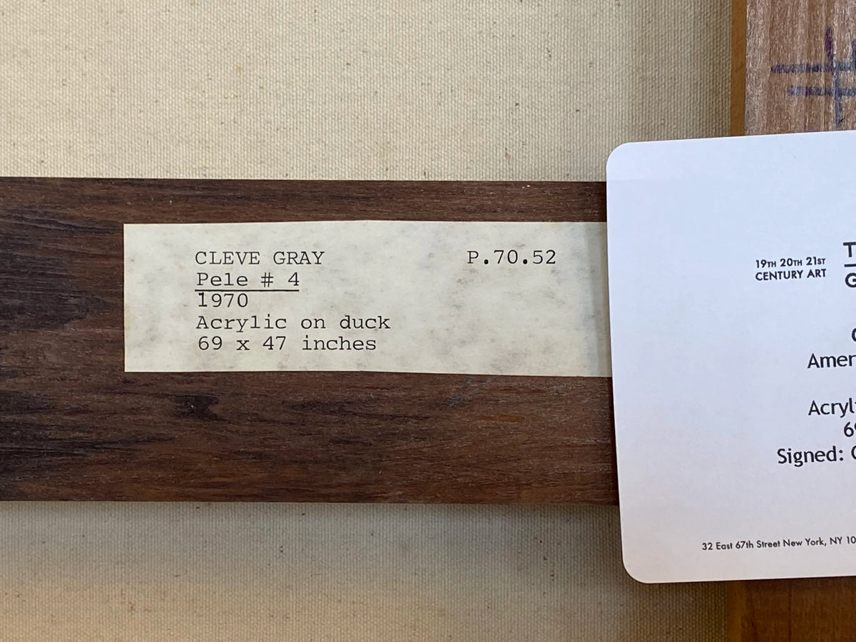 17144, Cleve Gray, Pele #4, 1970