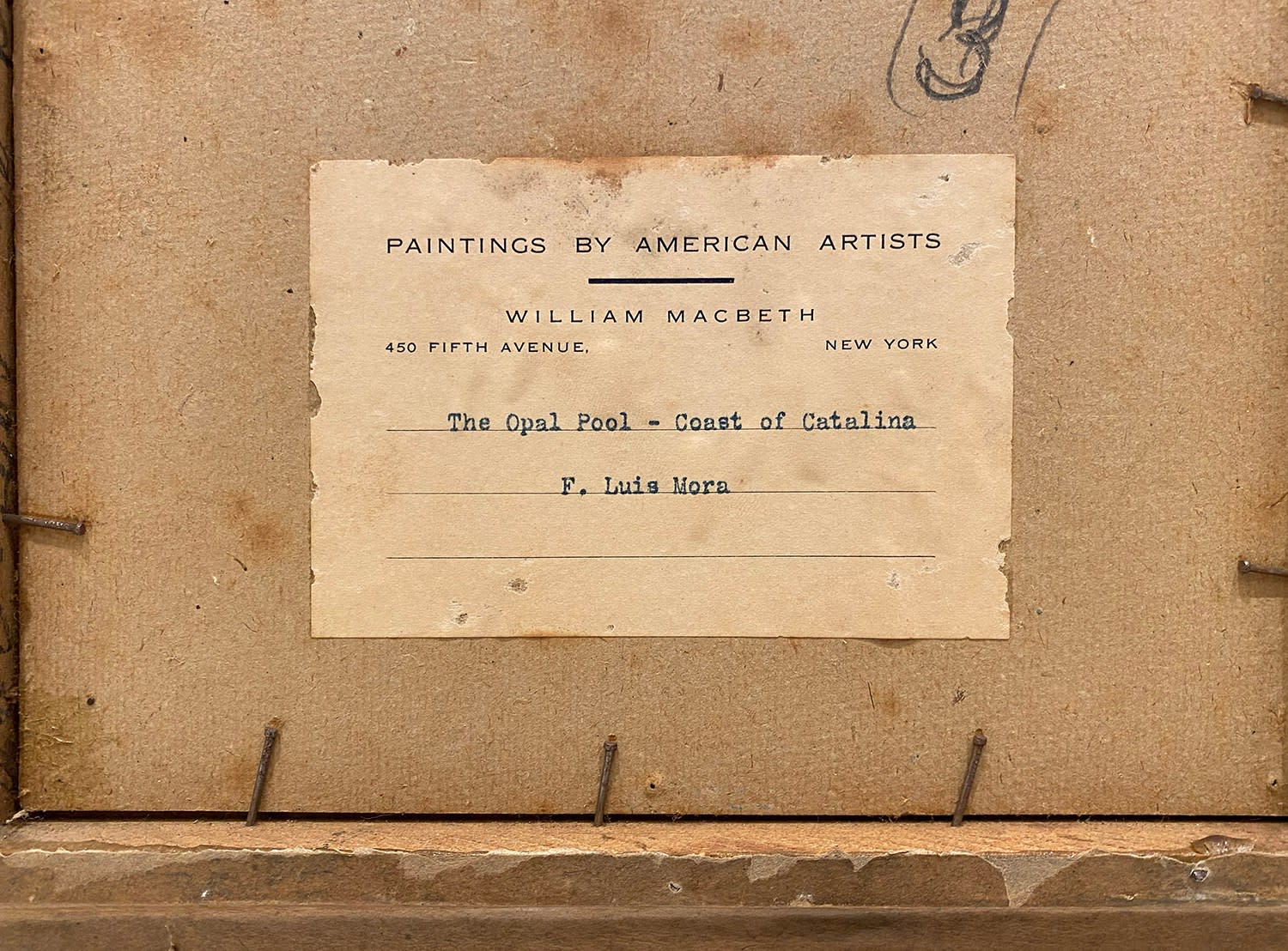 18207, Francis Luis Mora, The Opal Pool - Coast of Catalina