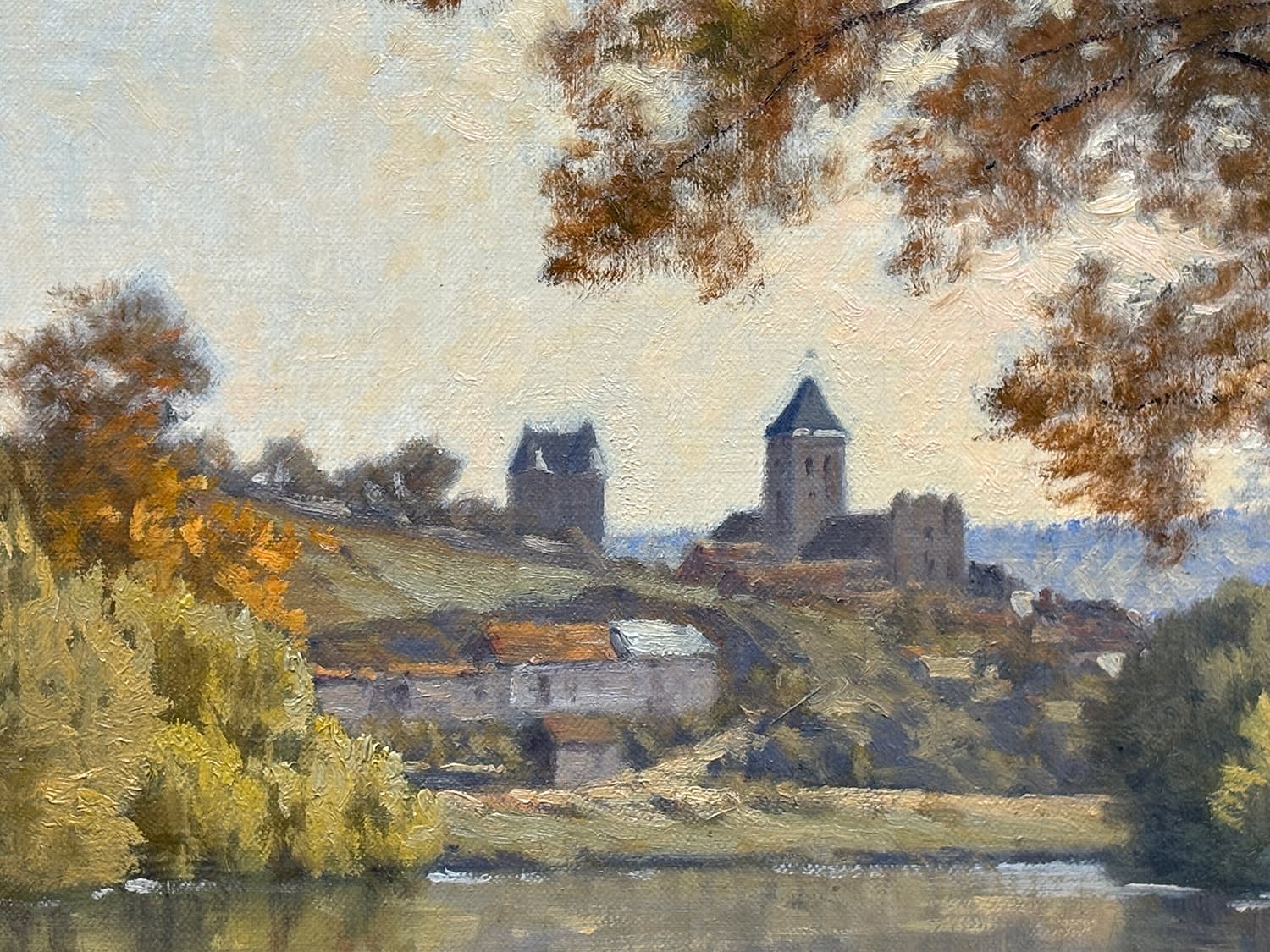18758, Leon Joubert, Un Coin de Seine a Vetheuil (Le Matin)