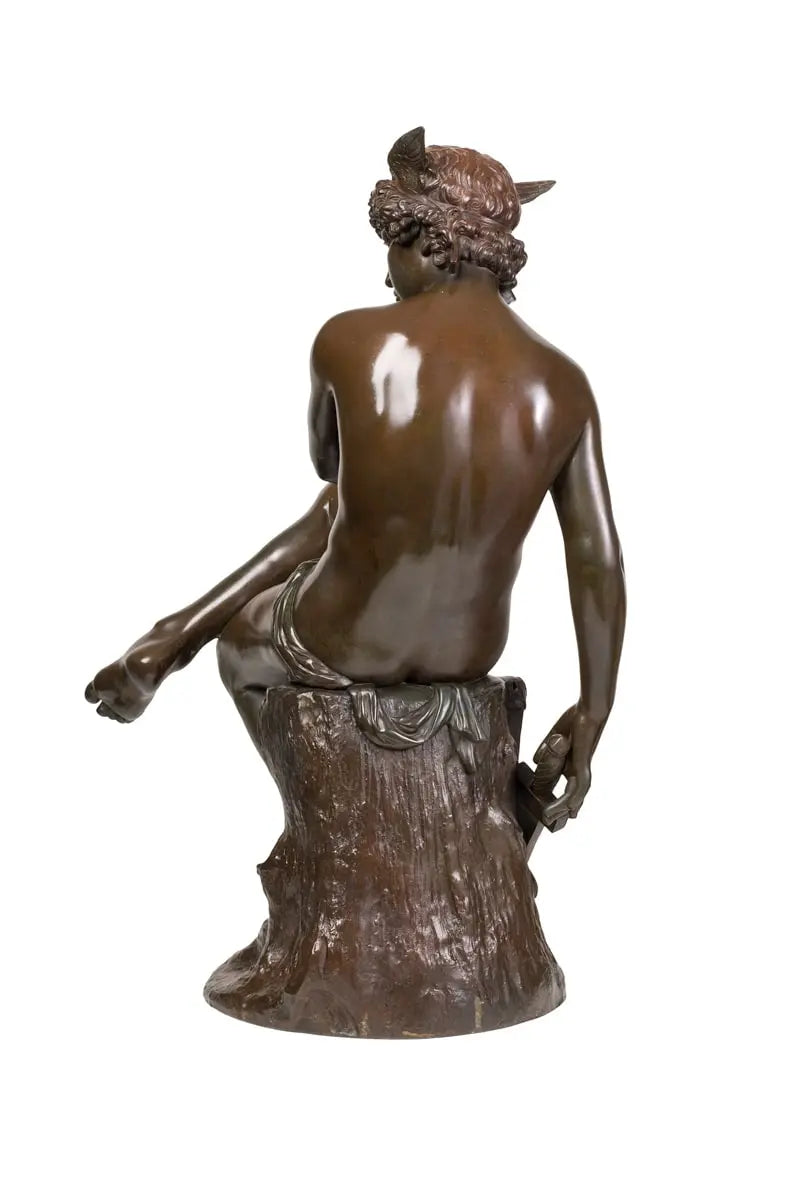14497, Marius Pierre Montagne, Seated Mercury, cast 1867
