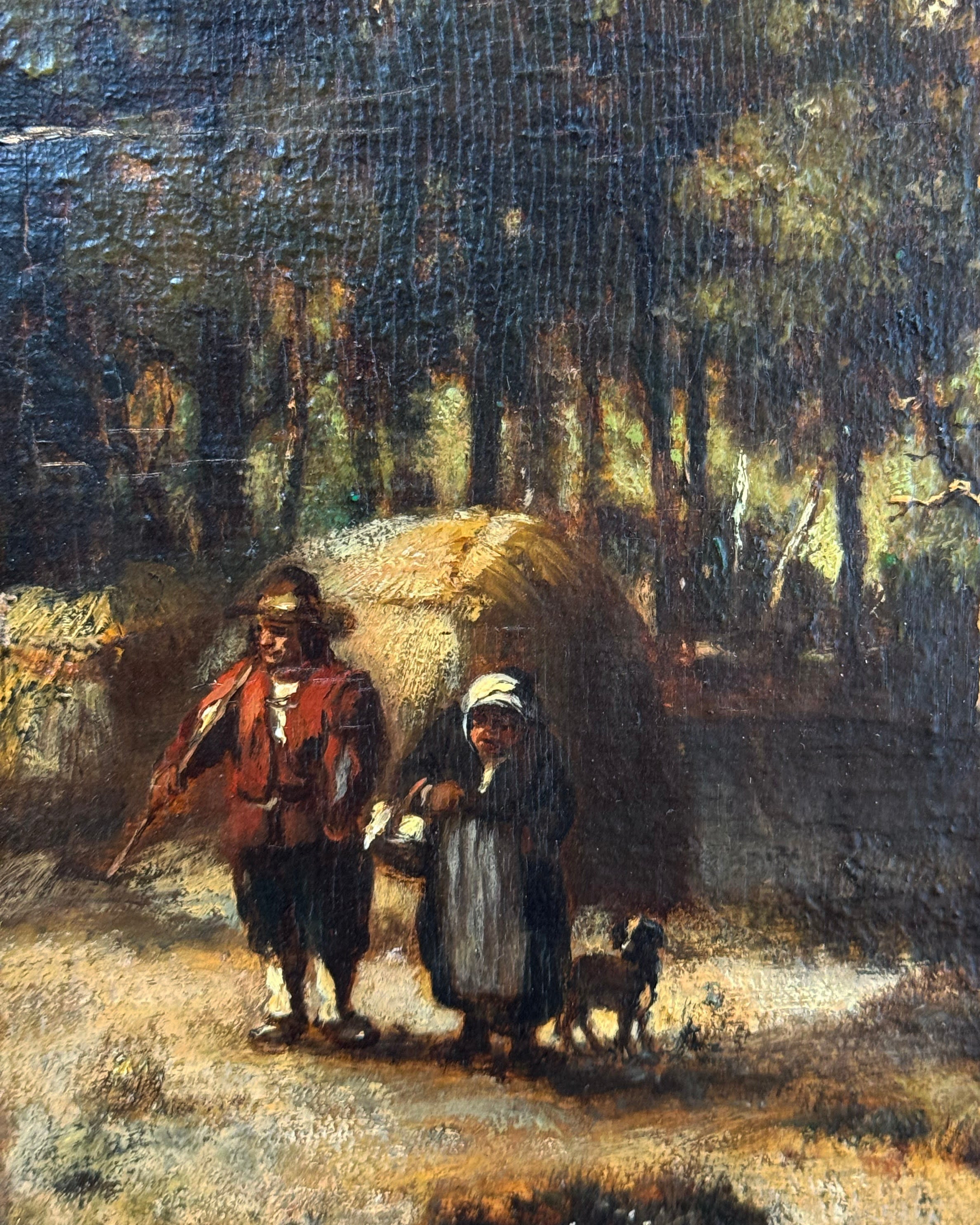 18784, Narcisse Diaz de la Pena, Chaumiere Sous Bois, Circa 1837-38