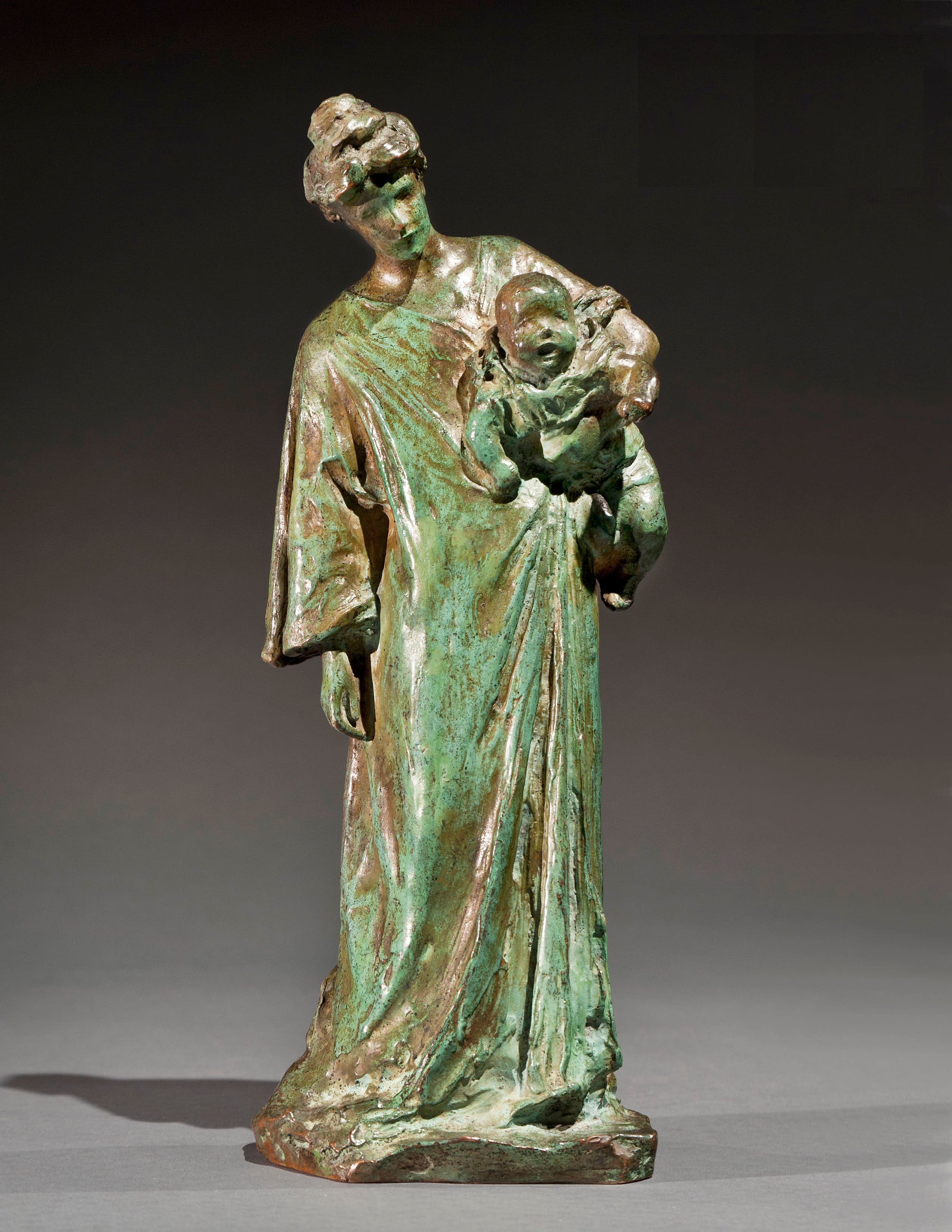 07456, Bessie Potter Vonnoh, Mother and Child, c. 1920
