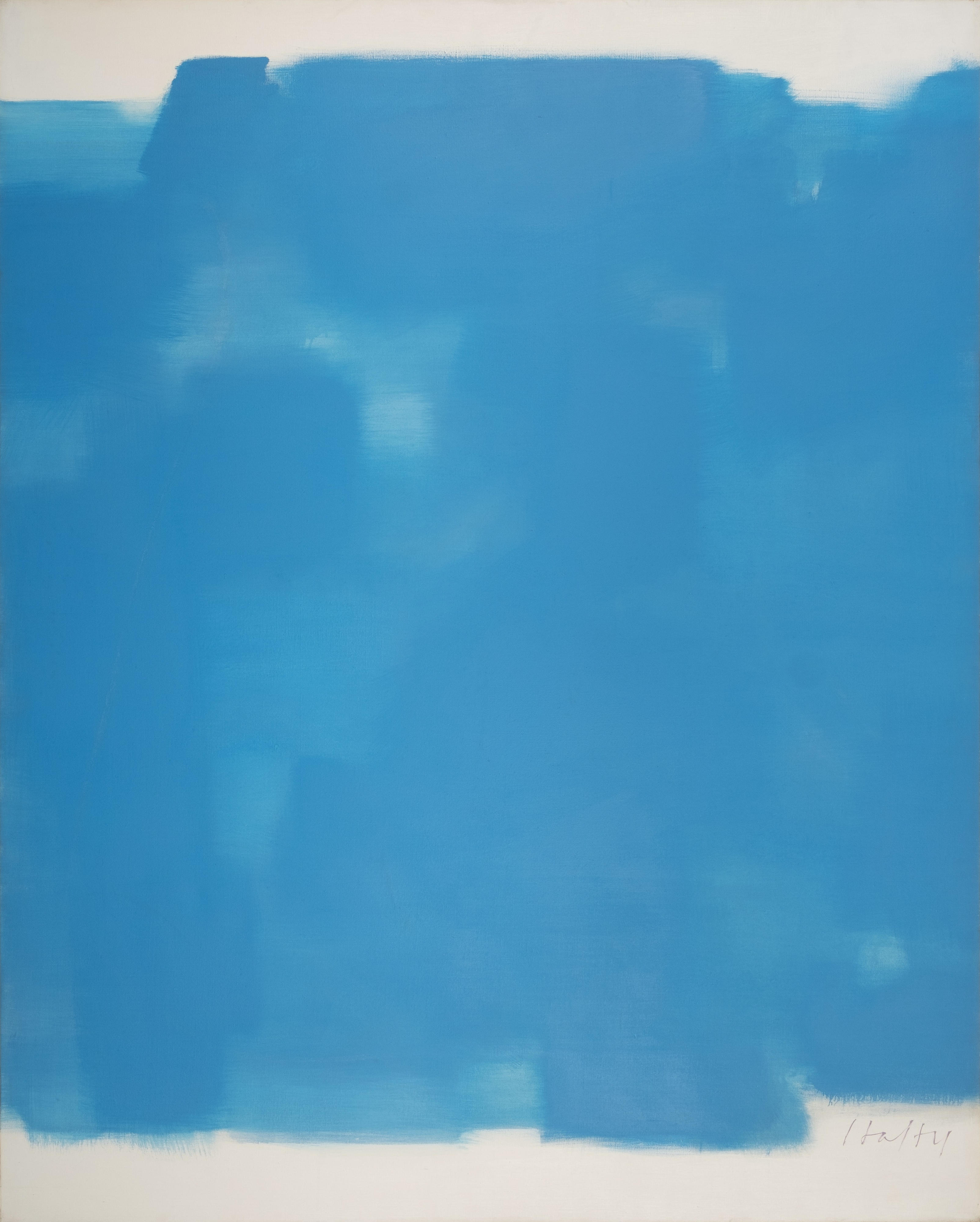 15675, Carl Holty, Twelfth Night, Blue, 1962