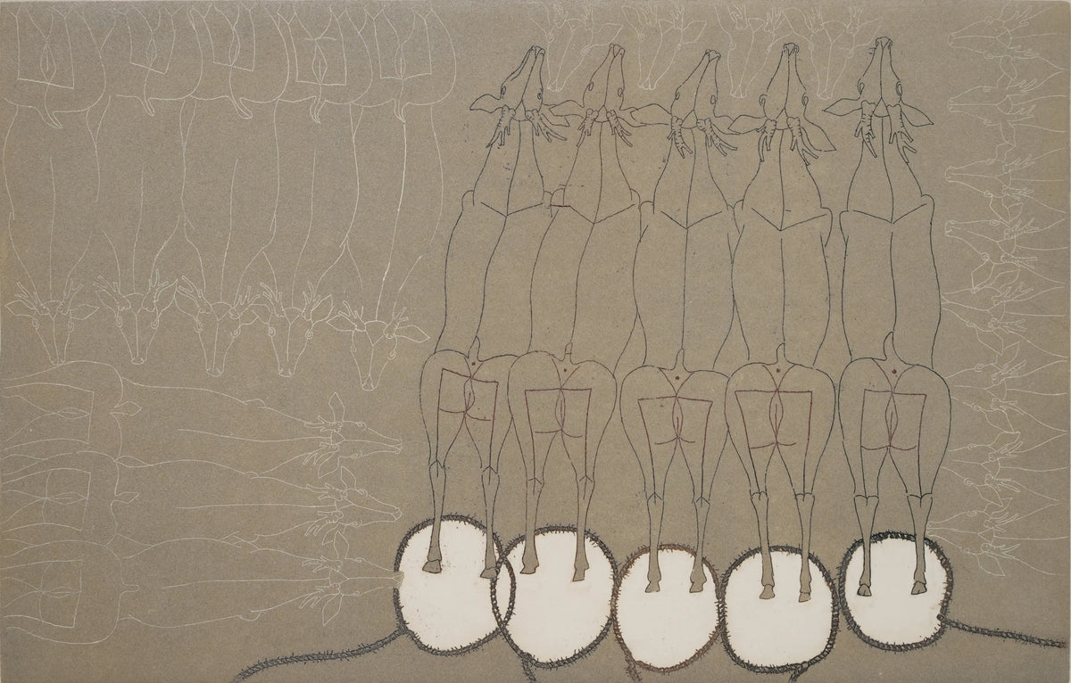 18892, Francisco Toledo, Venados, 1975