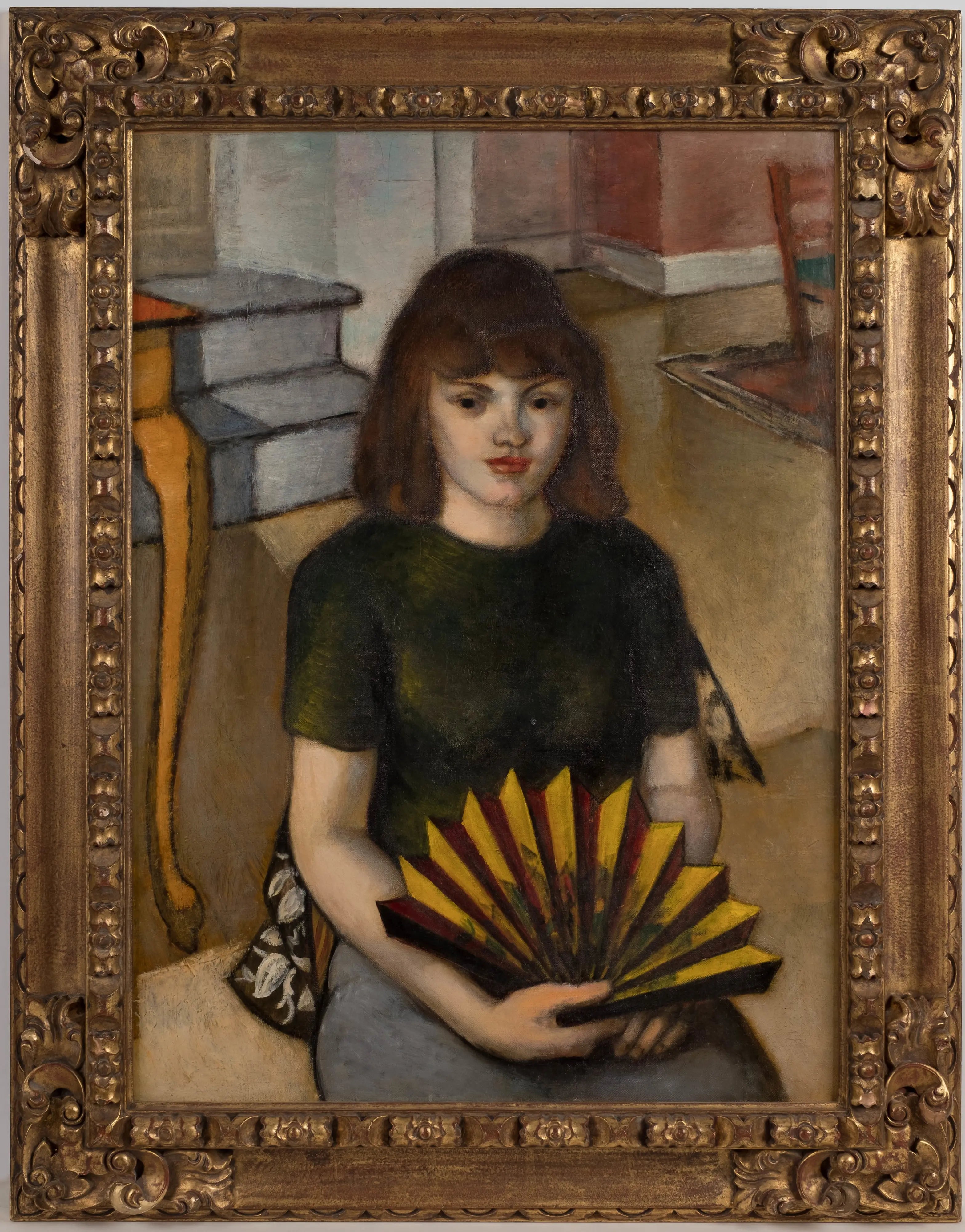 15339, Simka Simkhovitch, Young Girl with a Fan, Circa 1938