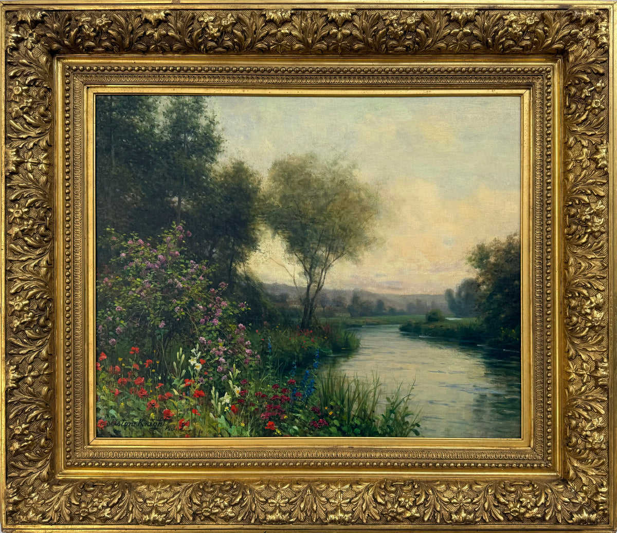 16733, Louis Aston Knight, Flowers on the Riverbank