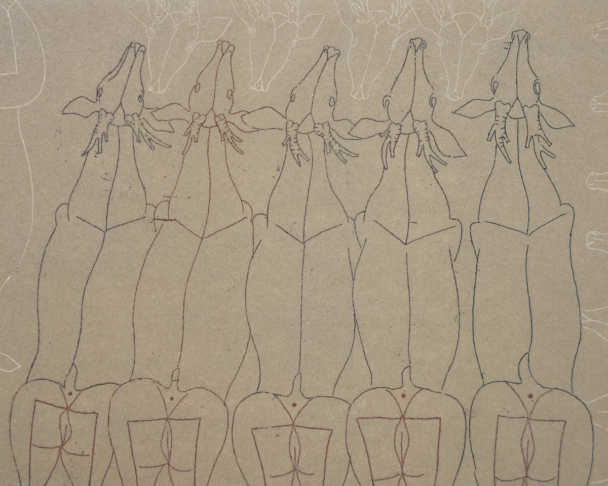 18892, Francisco Toledo, Venados, 1975