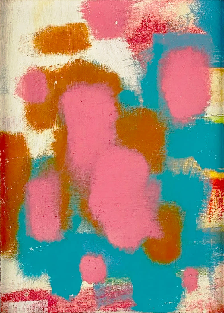 18057, Carl Holty, Color Theory  #8 Pink Blue White