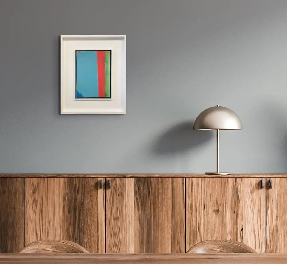 16824, Carl Holty, Color Theory #555 Red, Blue, Green, 1955