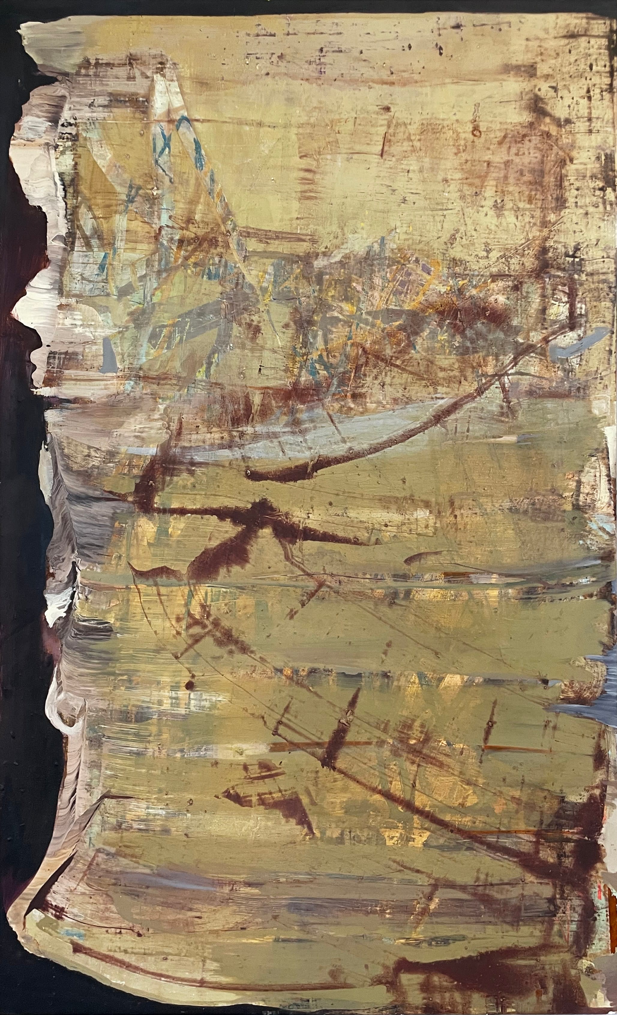 18076, Mary Mcdonnell, Gold Stacks , 2019