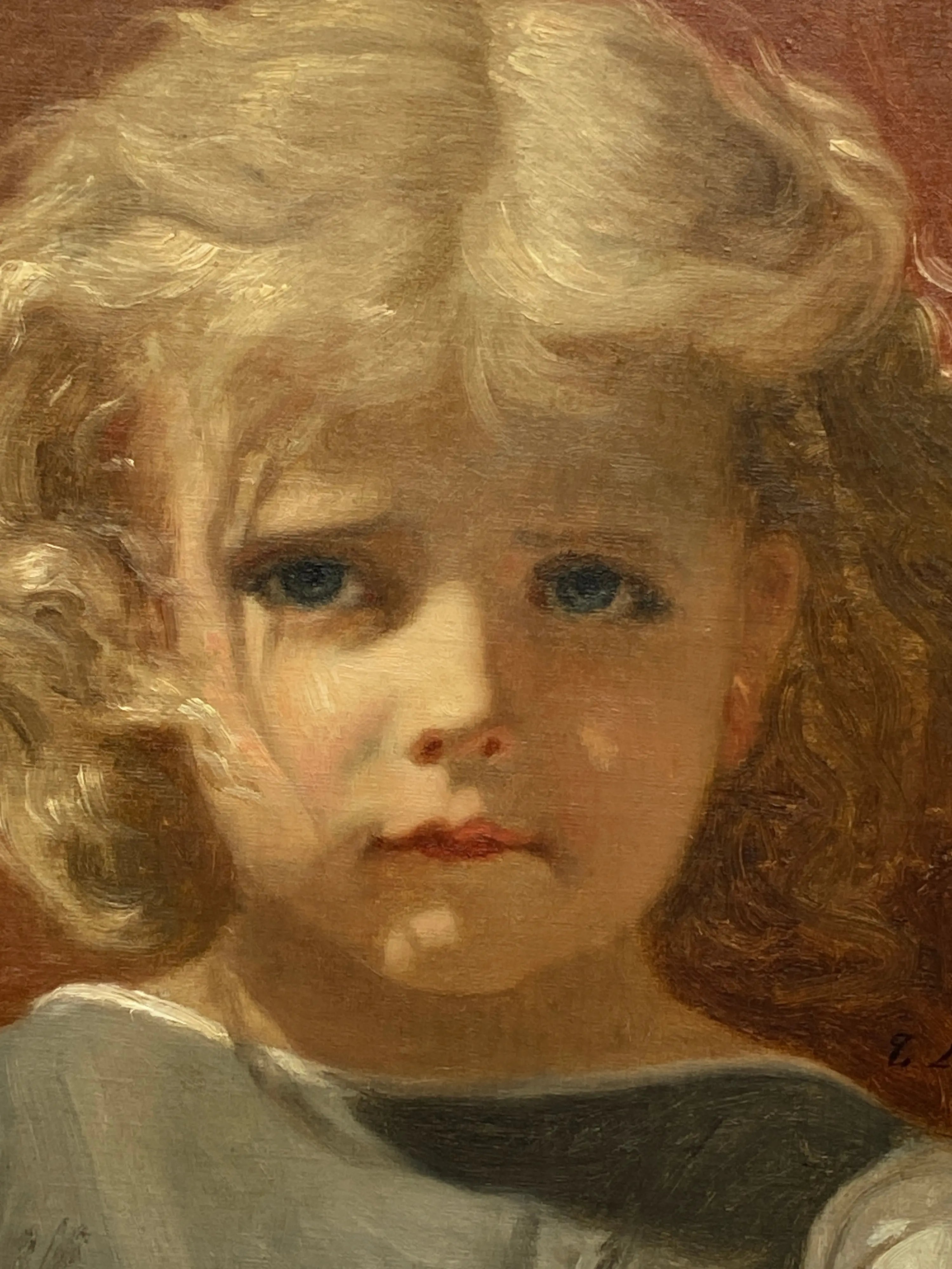 15988, Timoléon Marie Lobrichon, La Petite Penseur, c. 1865