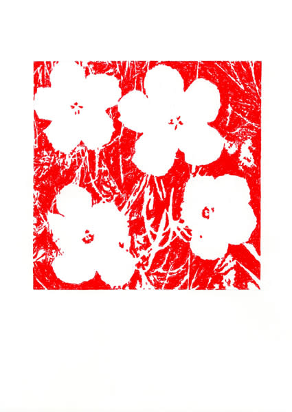 13409, John Zinsser, After Andy Warhol, Flowers, 1964 (Red Version), 2011